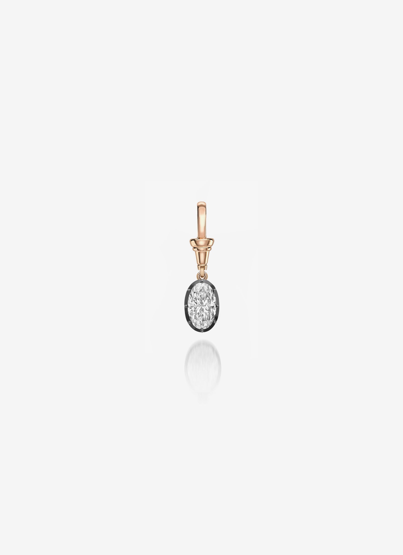 Pendant - Diamond Oval 1.80ct RG