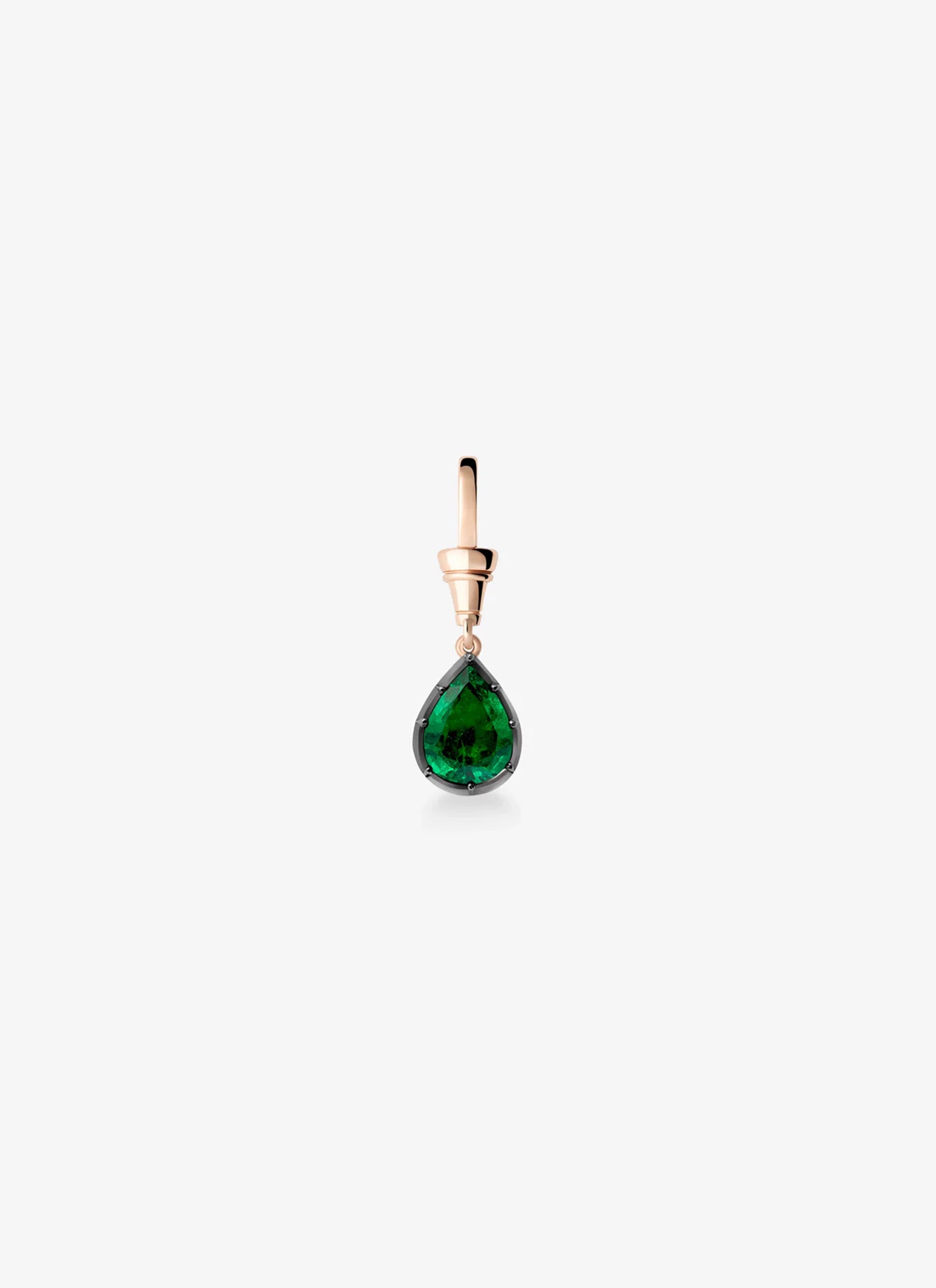Ball n Chain Pendant - Emerald Pear 2.03ct