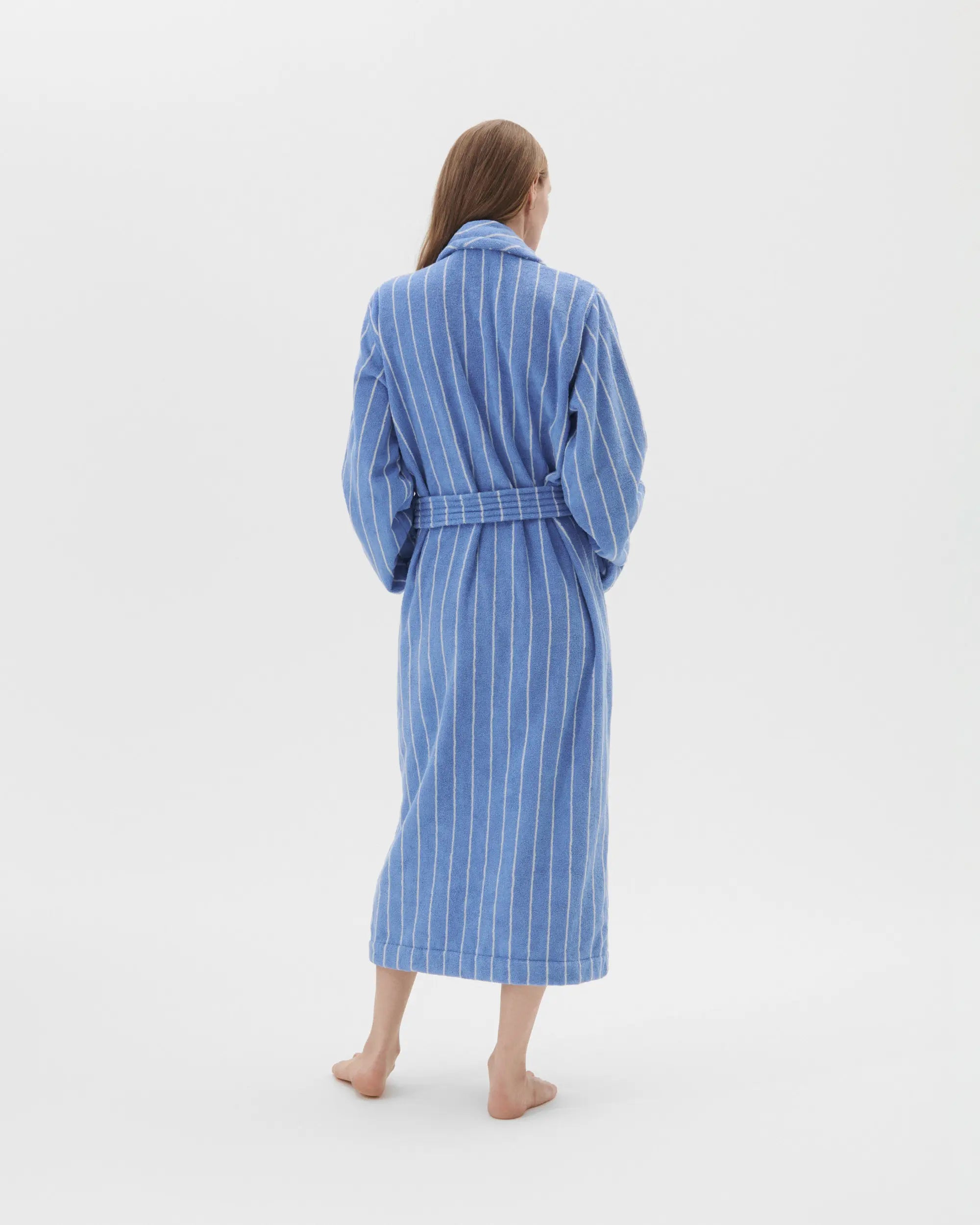 Classic Bathrobe - Marseilles Stripe