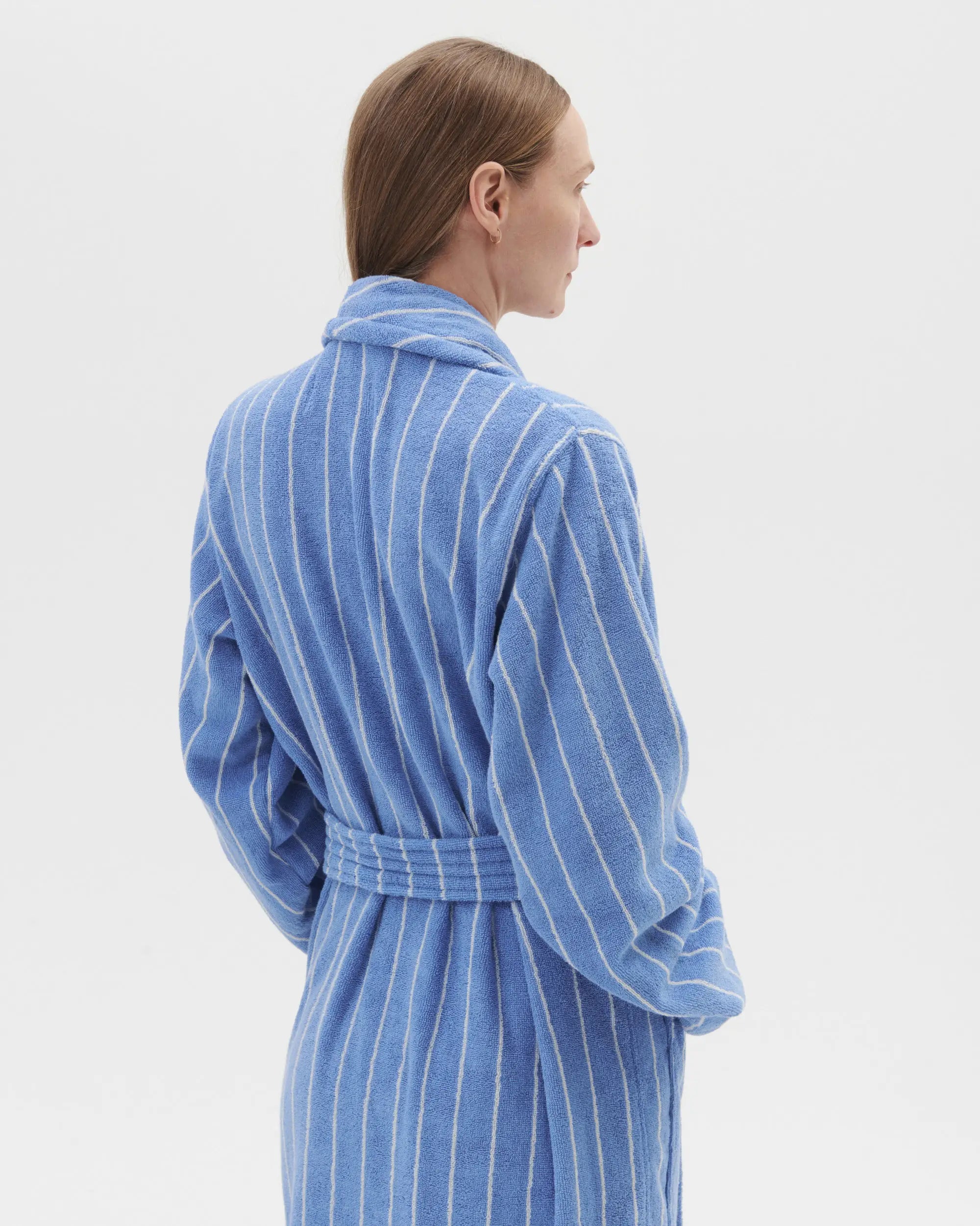 Classic Bathrobe - Marseilles Stripe