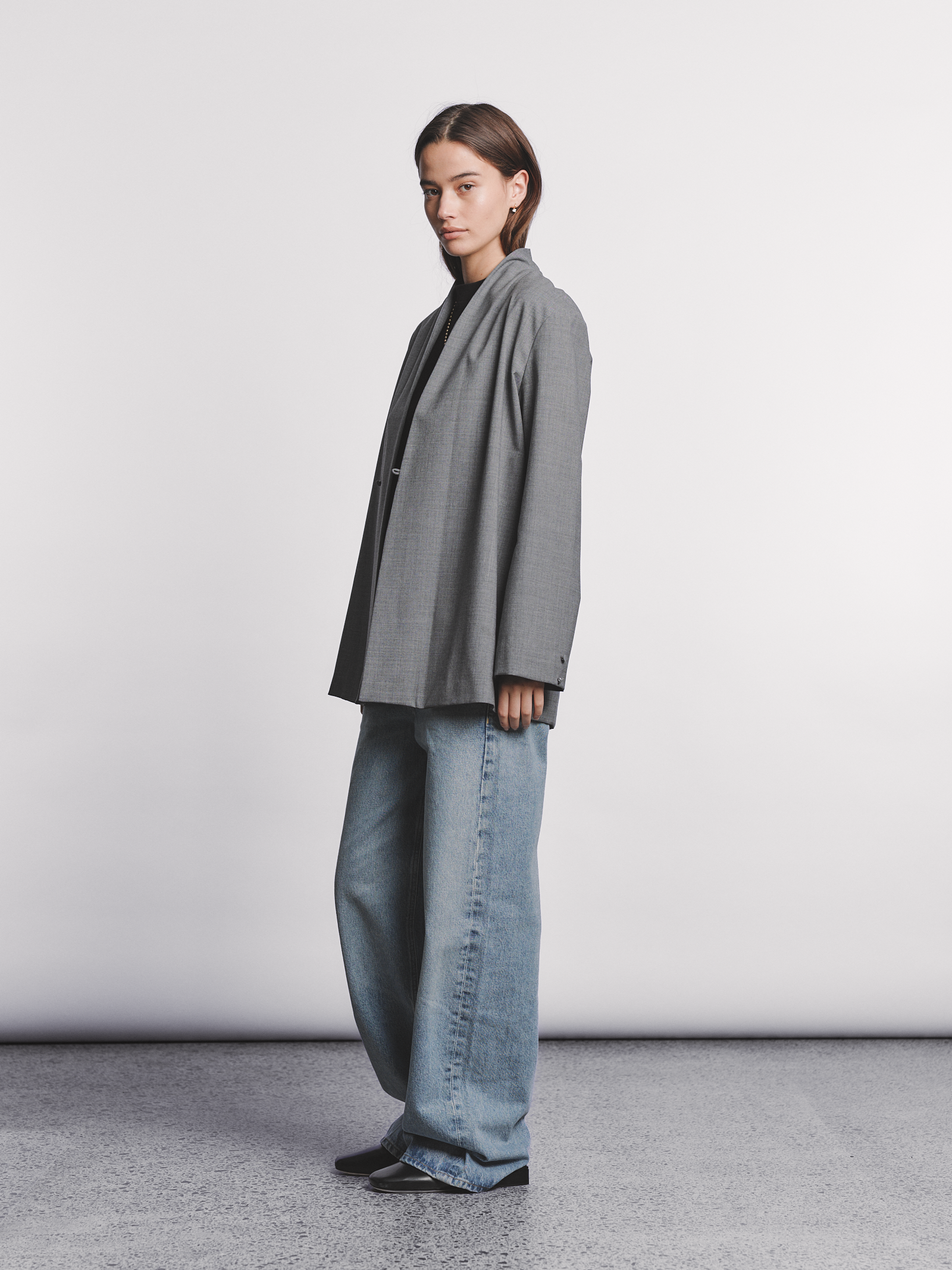 Nova Jacket - Grey Suiting