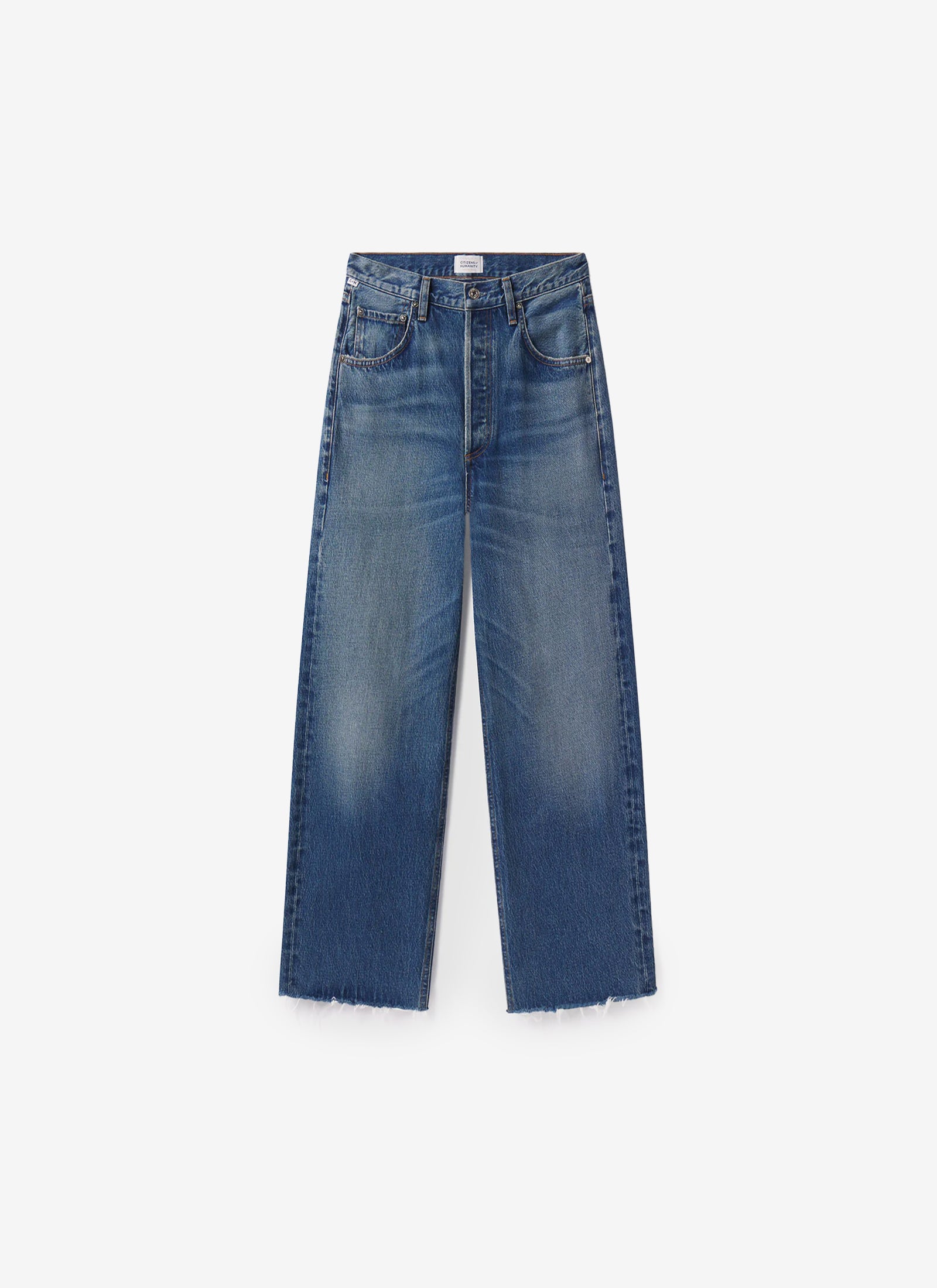 Ayla Crop Jean in Chaya (Mid Indigo)