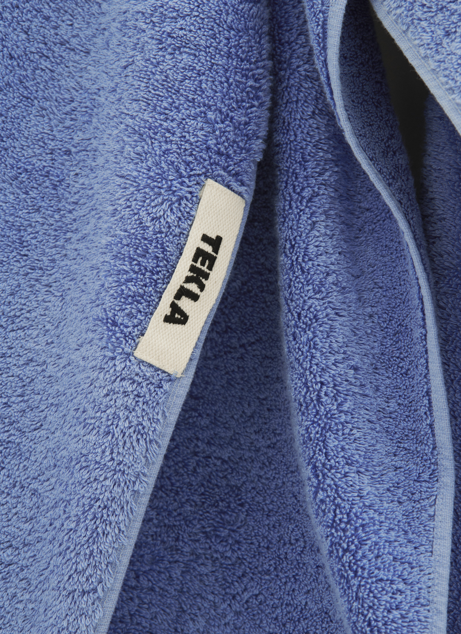 Organic Cotton Towels - Clear Blue