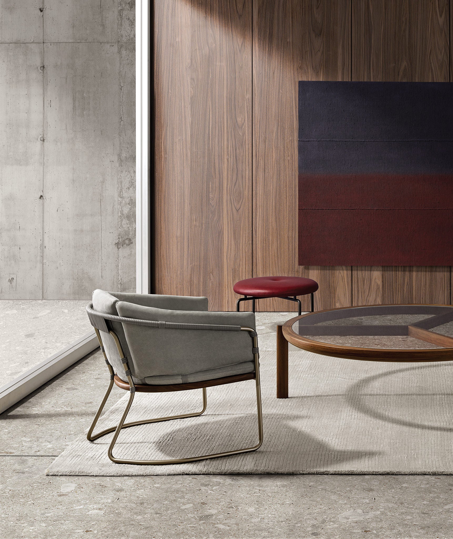 Geometric Lounge Chair