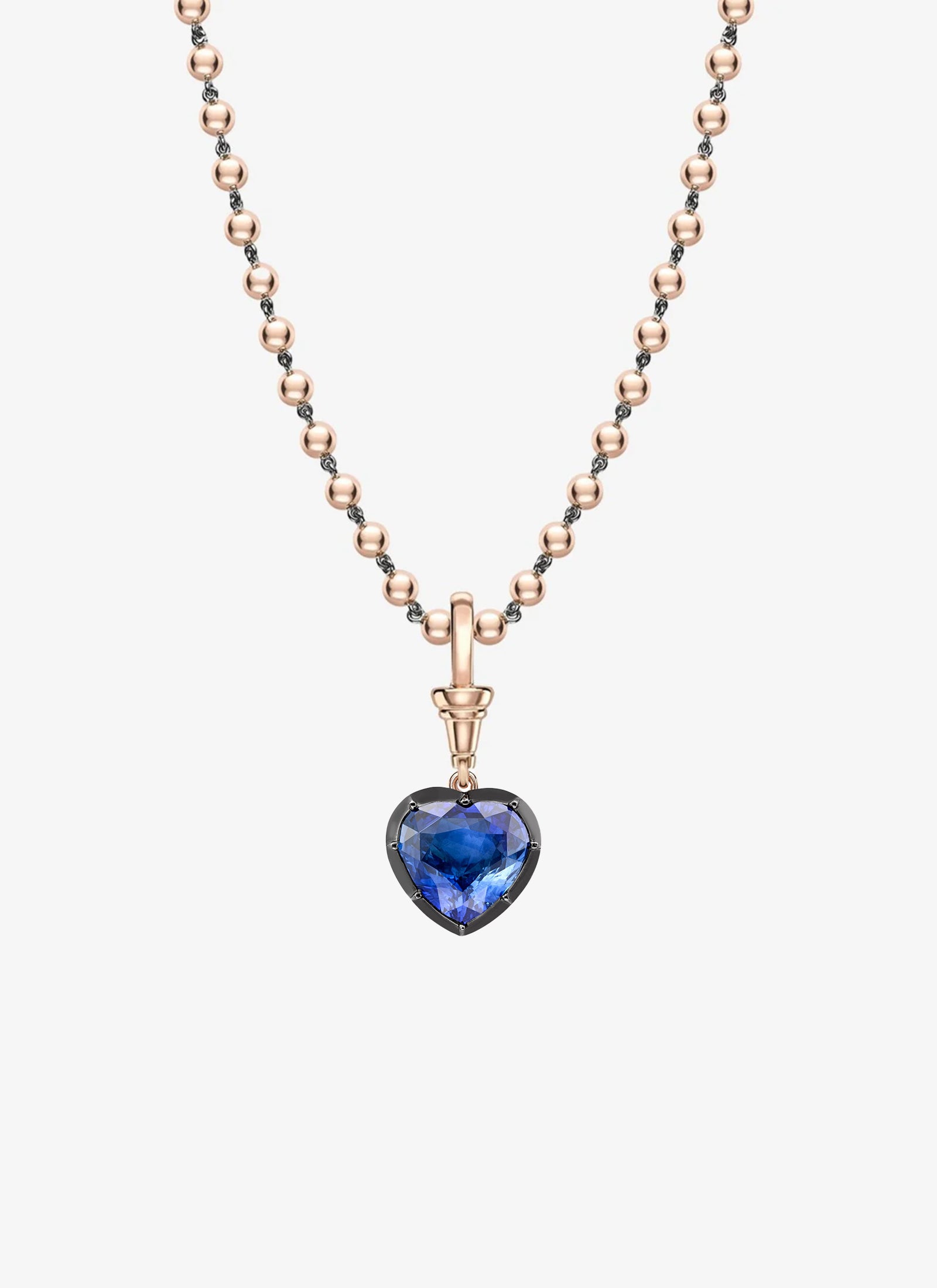 Pendant - Sapphire Heart 3.23ct