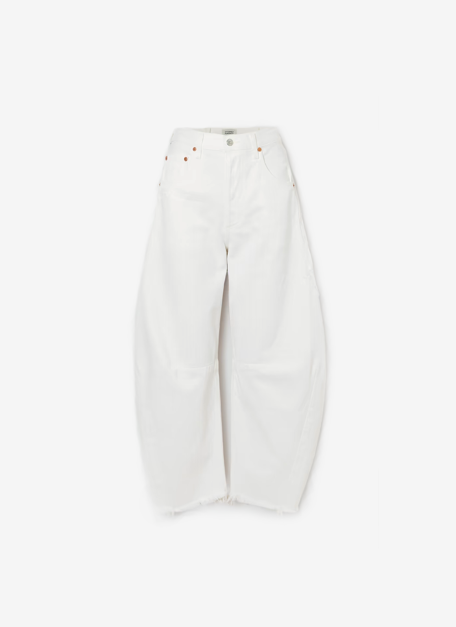 Horseshoe Jean in Jicama (White)