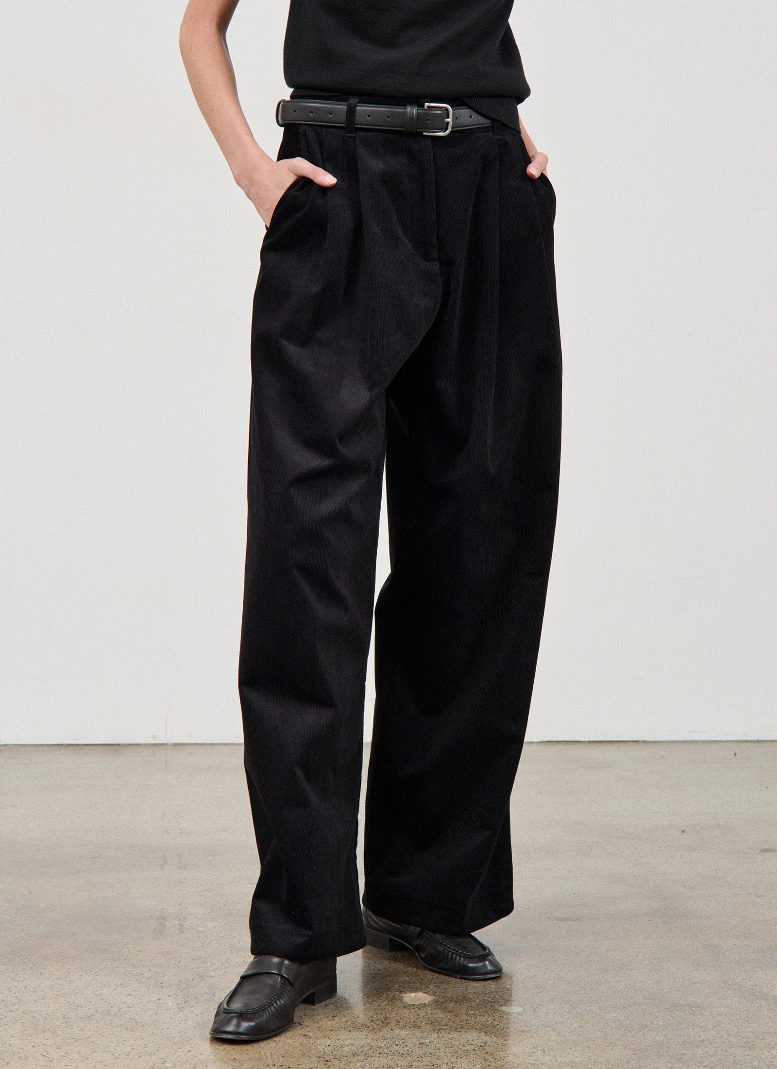 Marco Pant - Black Corduroy