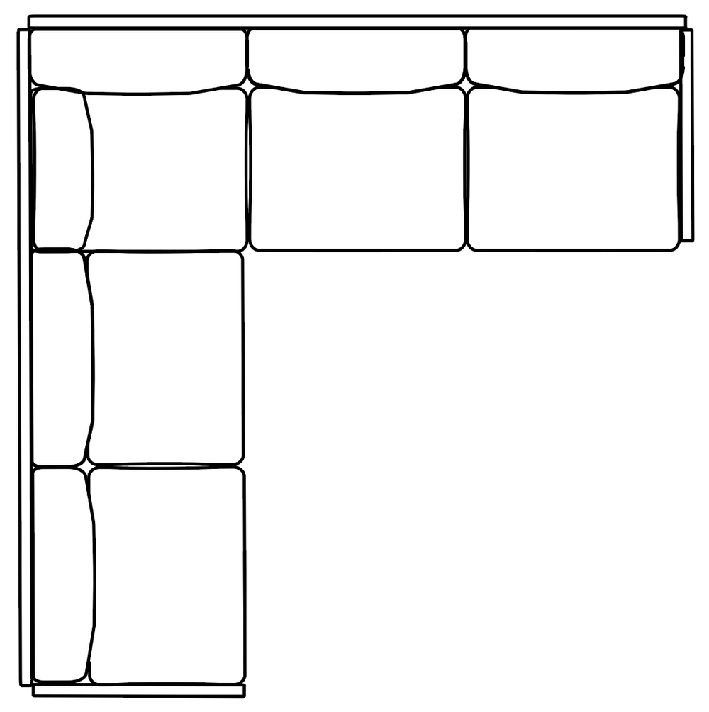 Standard Corner Left / Colourwash by Zepel plan