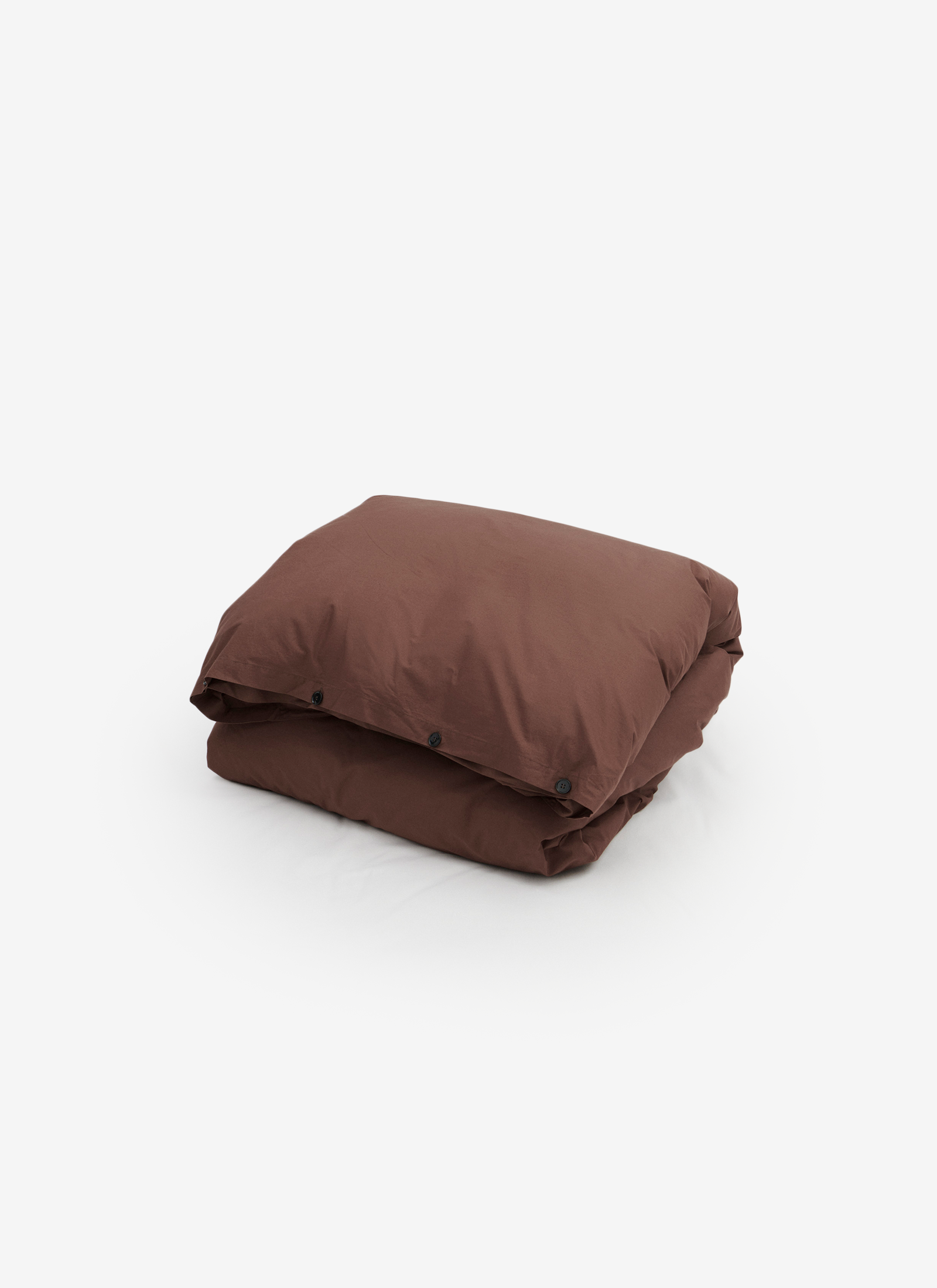 Duvet Cover in Cocoa Brown