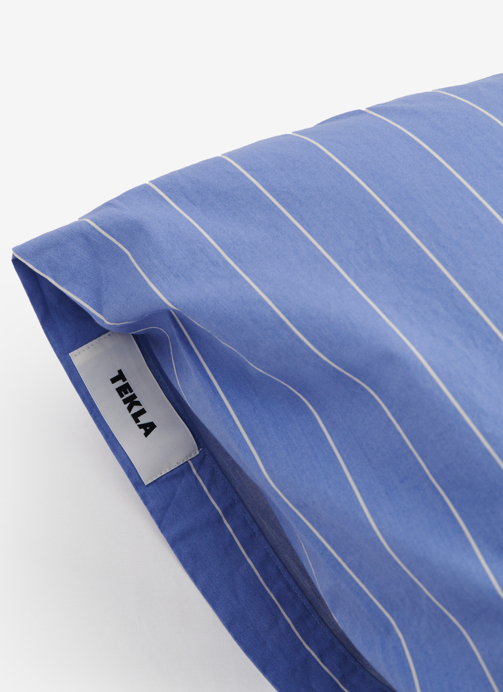 Pillowcases in Clear Blue Stripes
