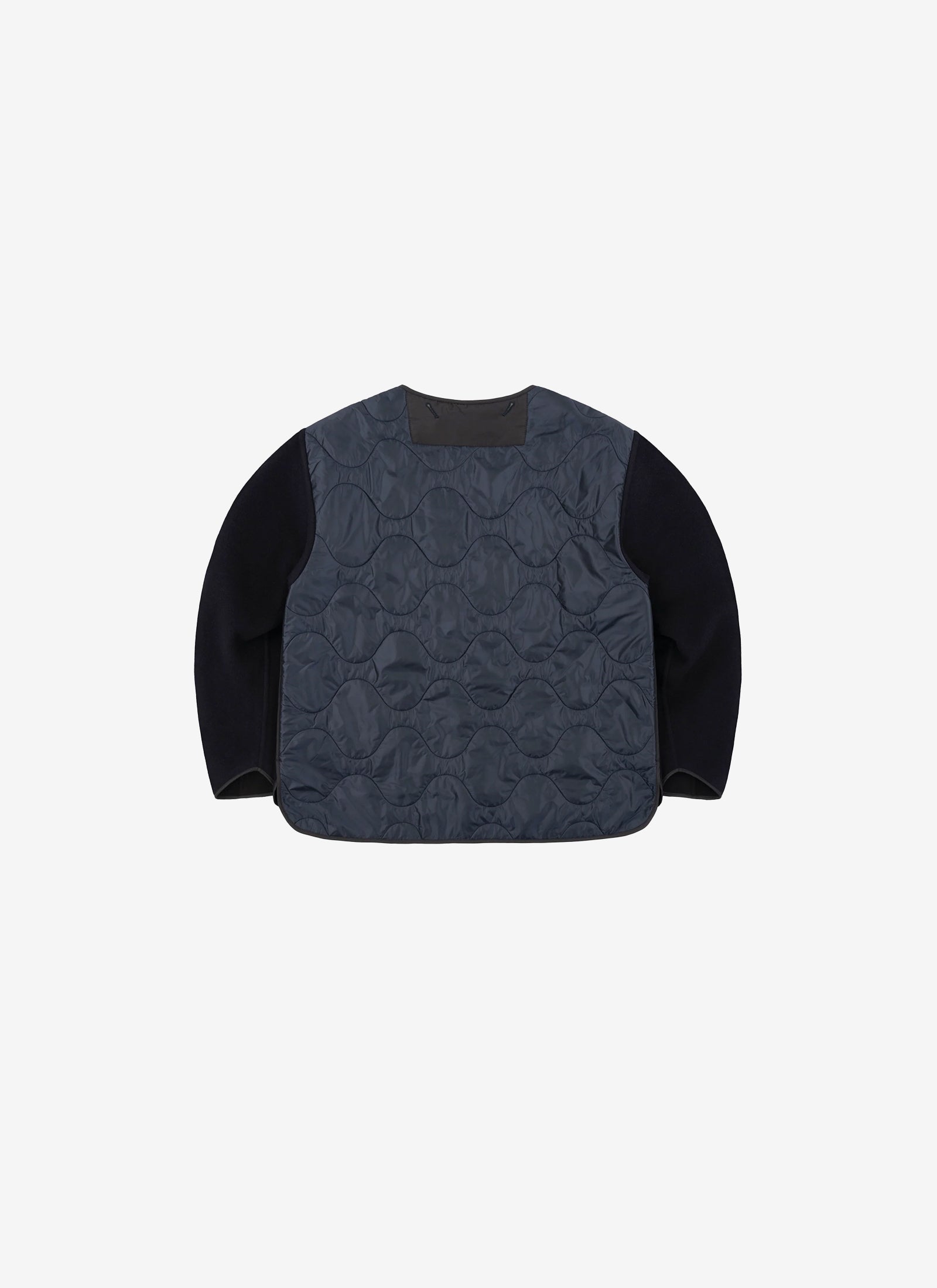 Wool Peacoat - Black / Navy
