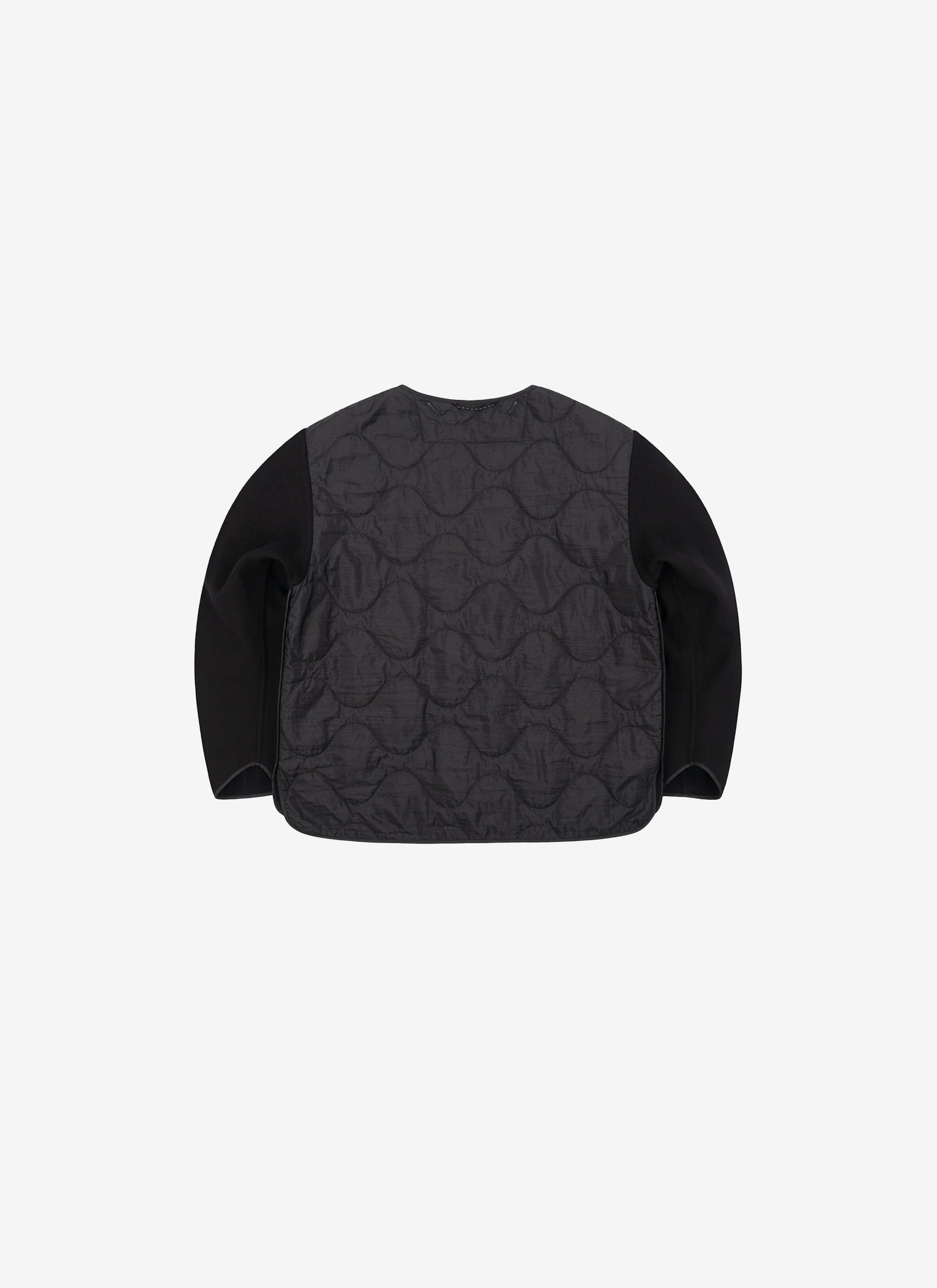 Wool Peacoat - Black / Navy