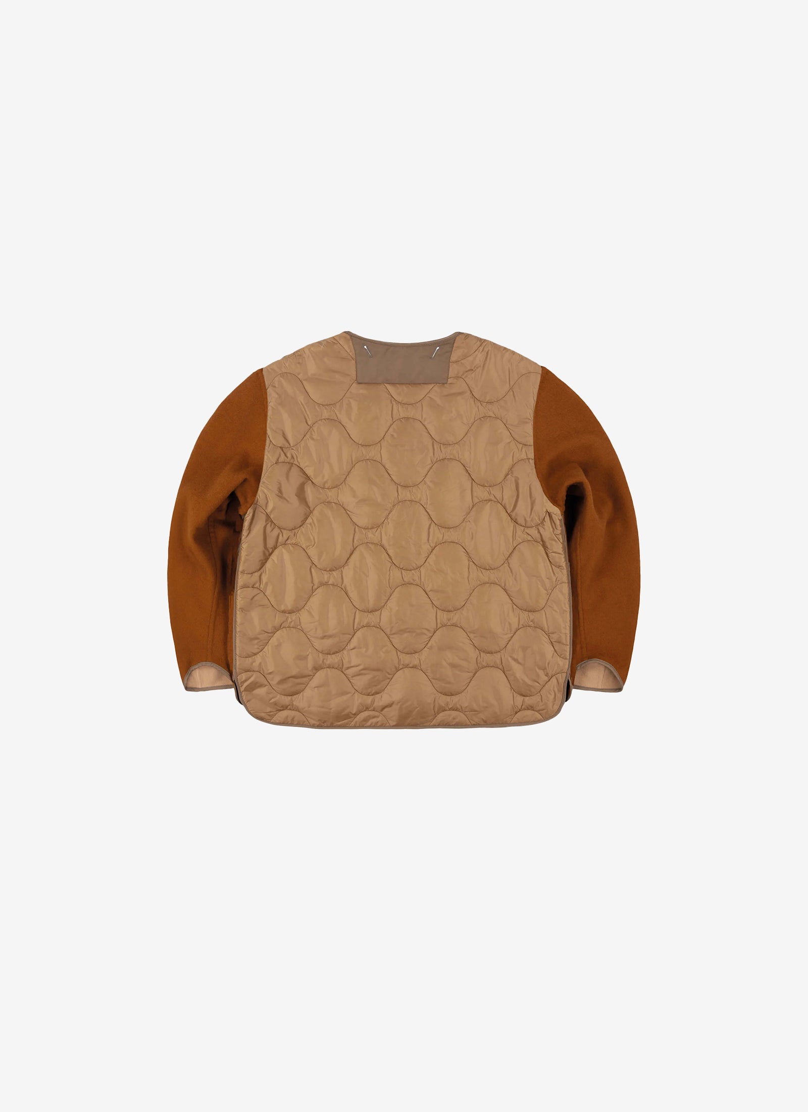 Wool Peacoat - Camel / Sienna
