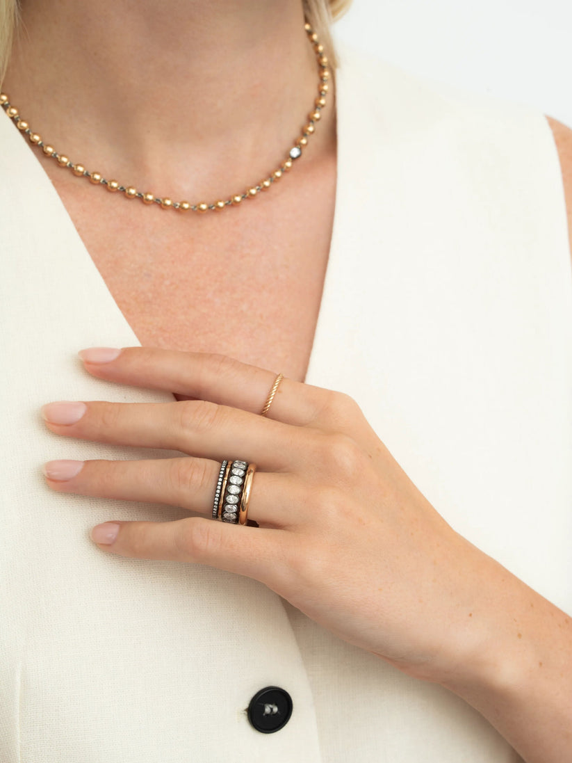 Eternity Band - Small Oval Diamond BWG