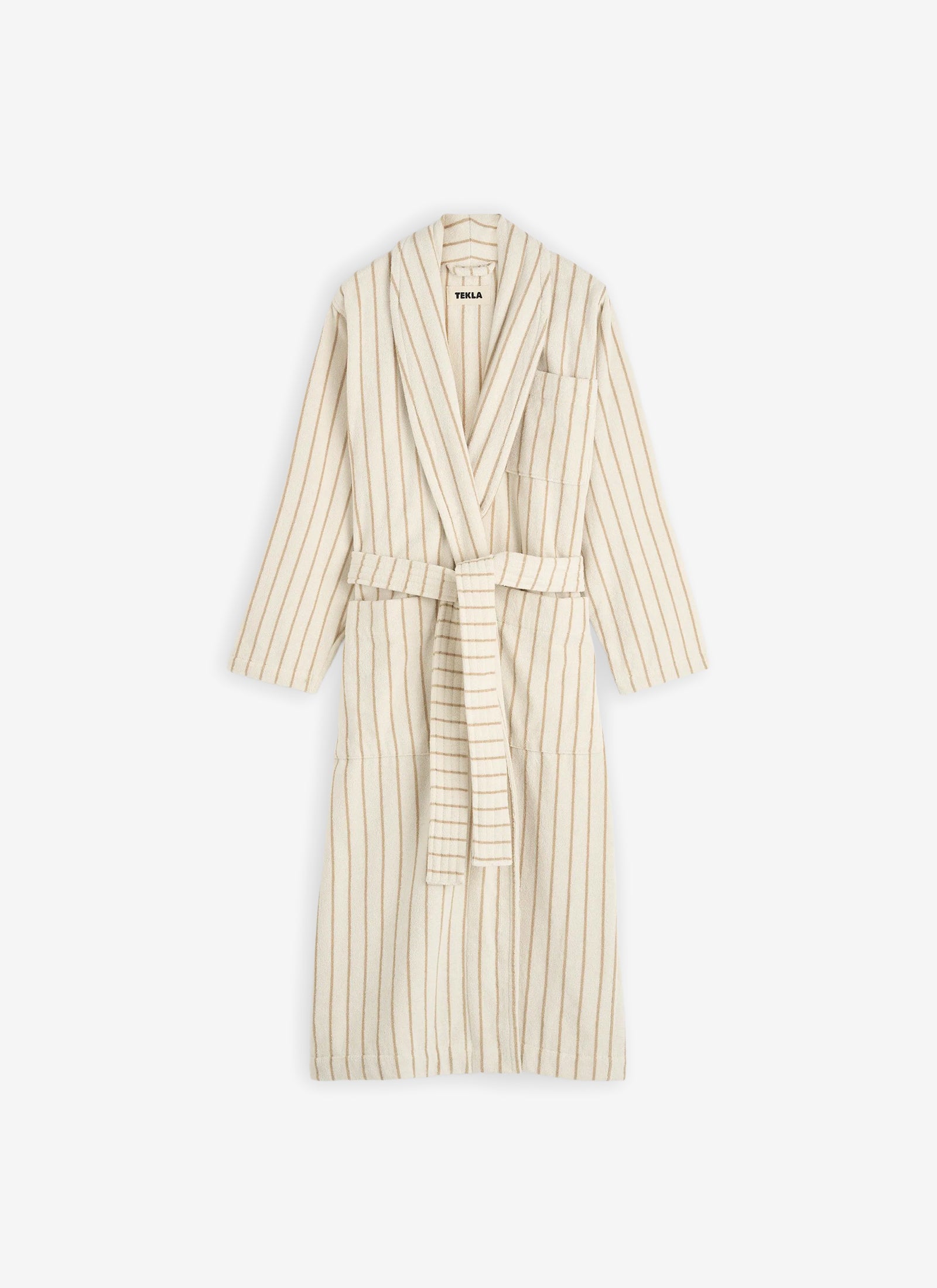 Classic Bathrobe - Sienna Stripe