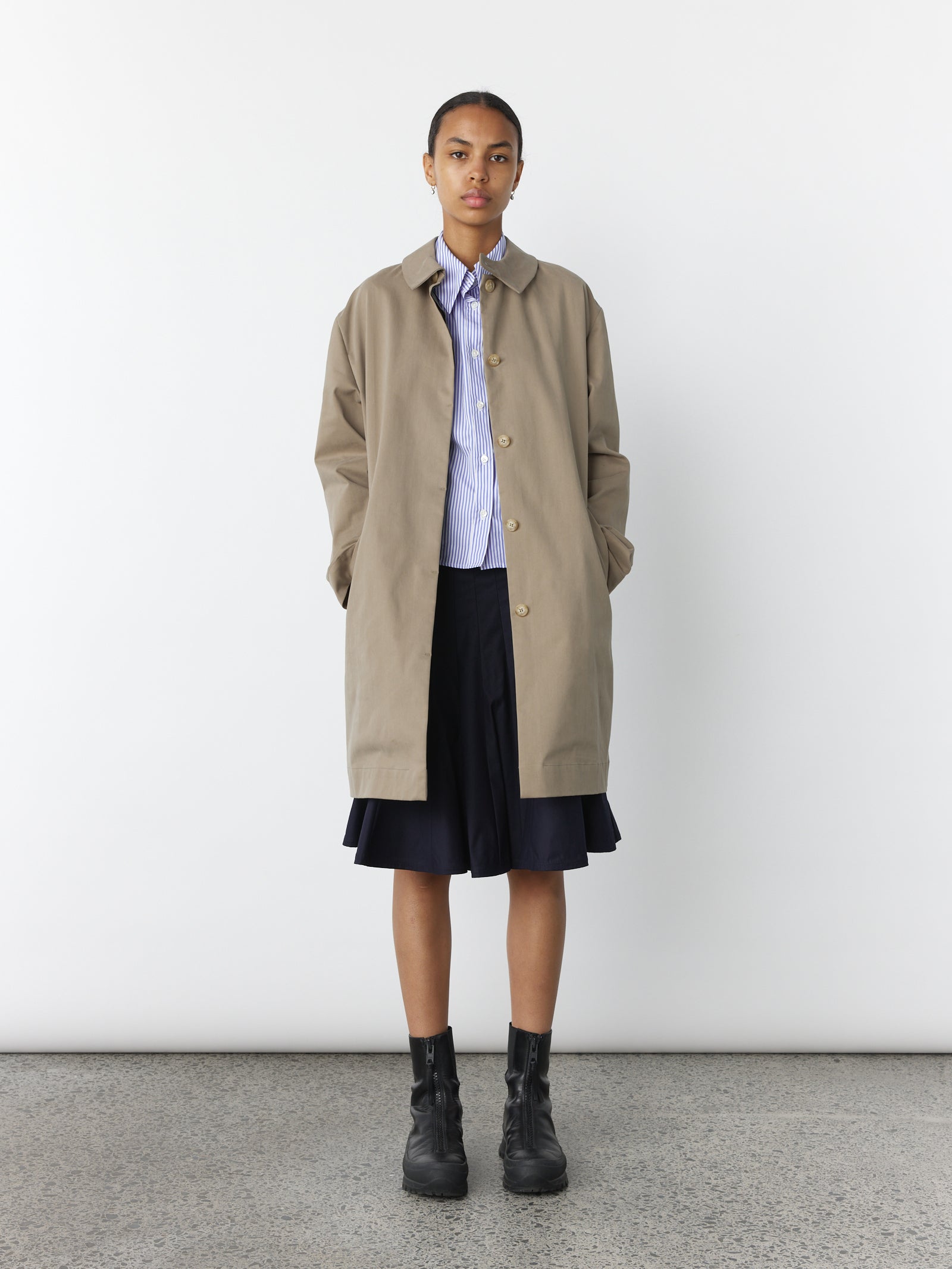 Rizzi Trench Coat - Taupe