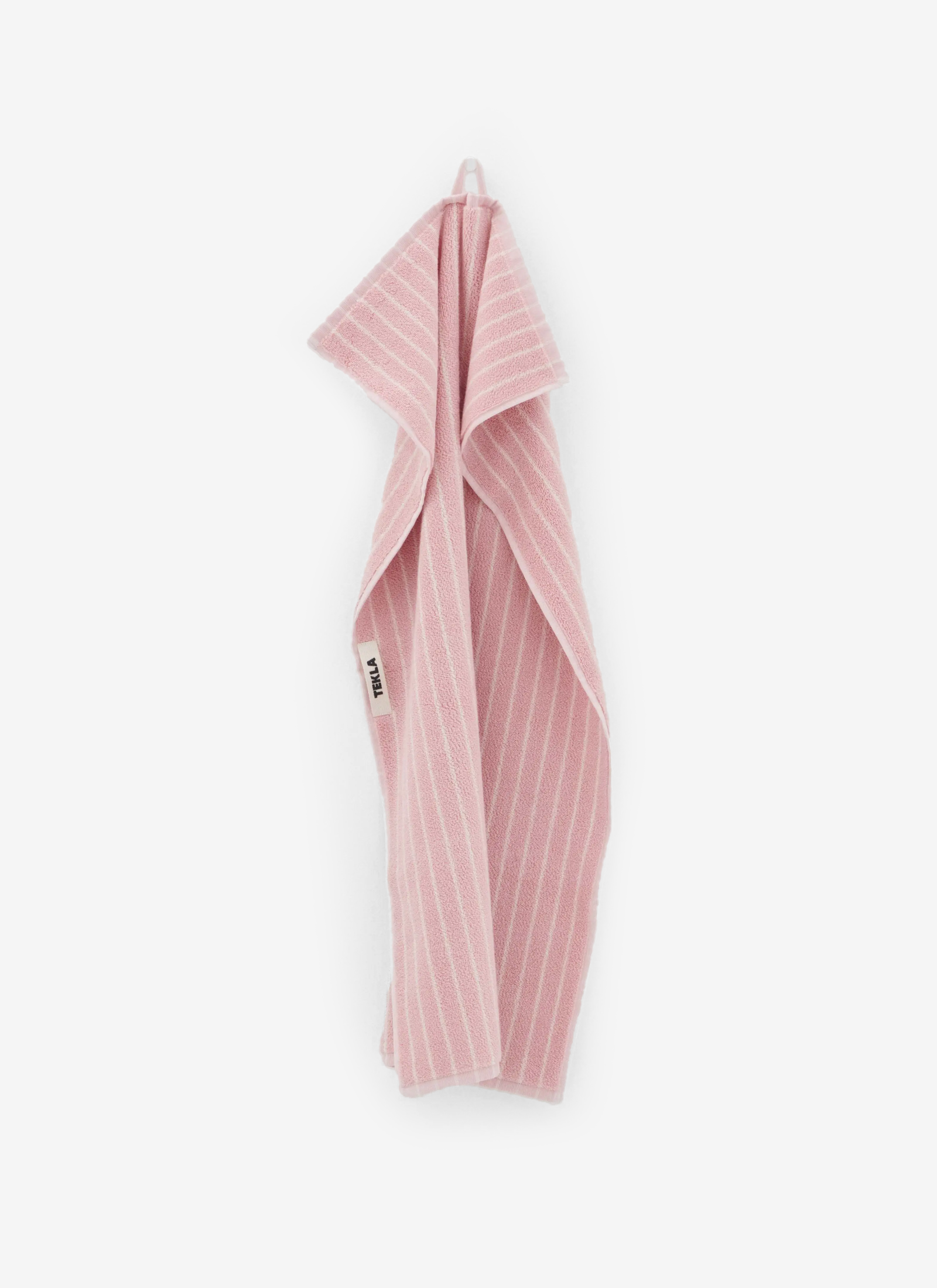 Pink and white striped bath towels hotsell
