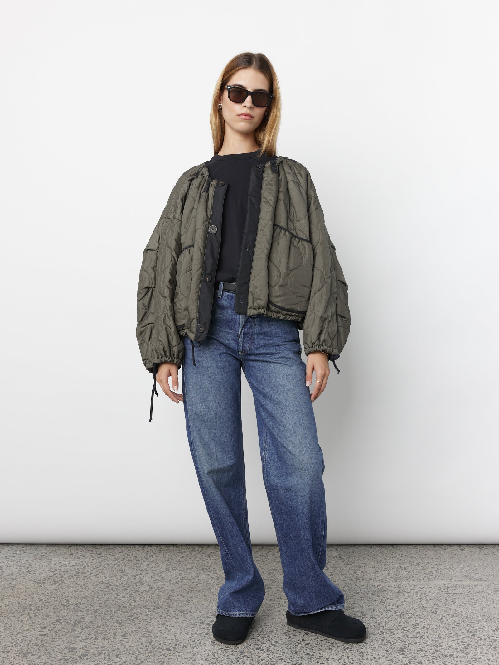 Parachute Bomber - Midnight / Olive