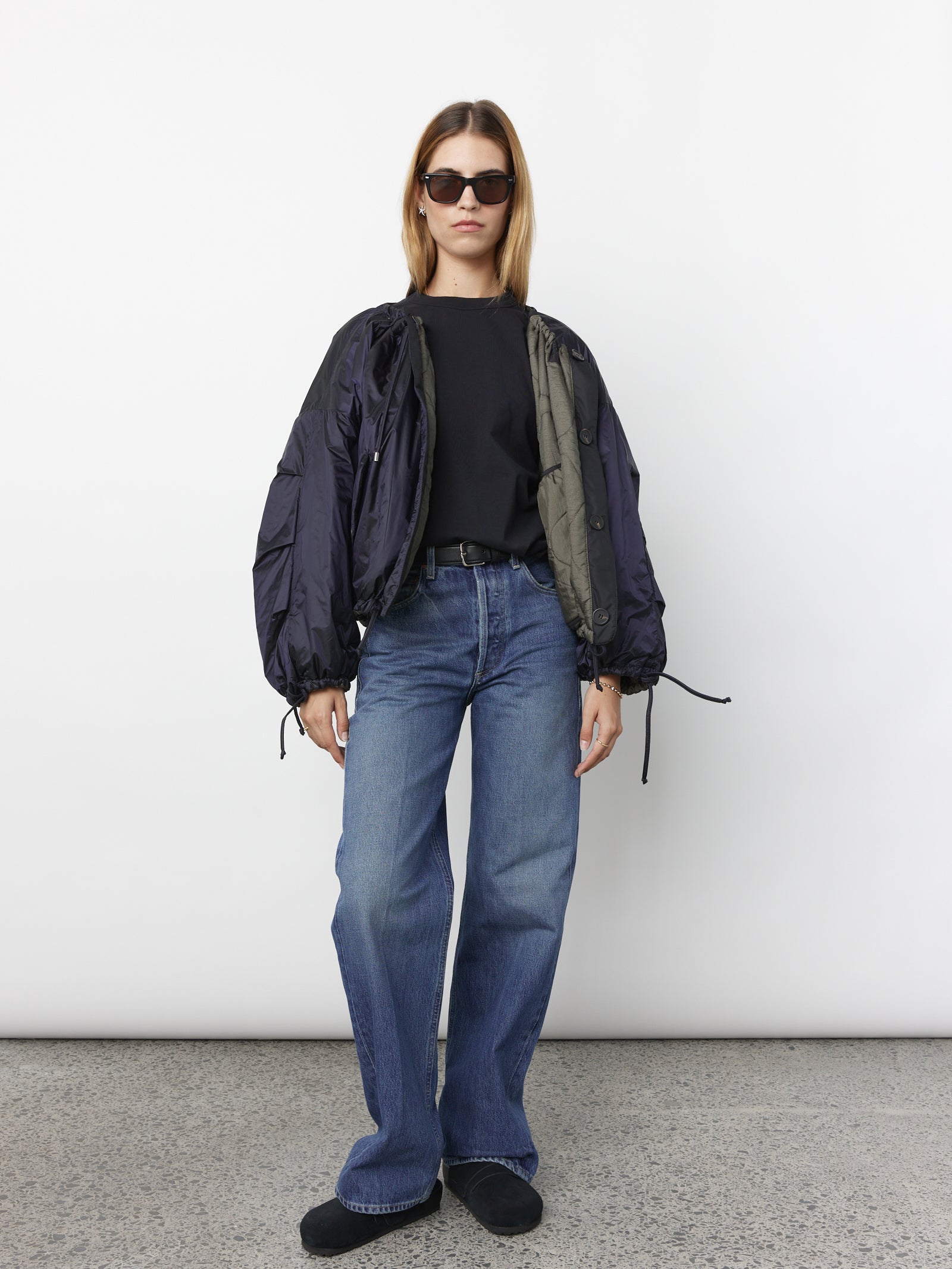 Parachute Bomber - Midnight / Olive