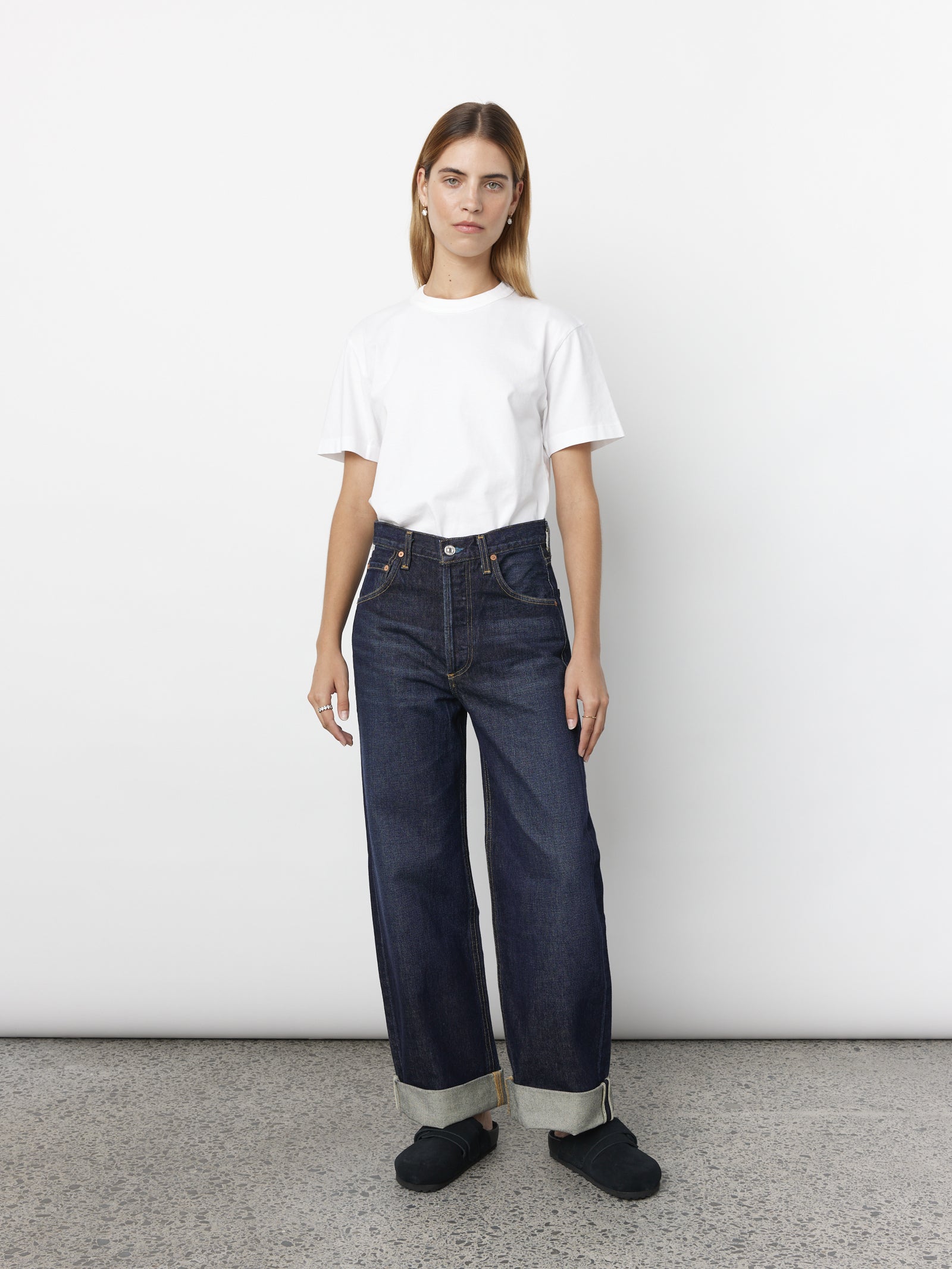 Ayla Baggy Jean in Bravo (Deep Blue)