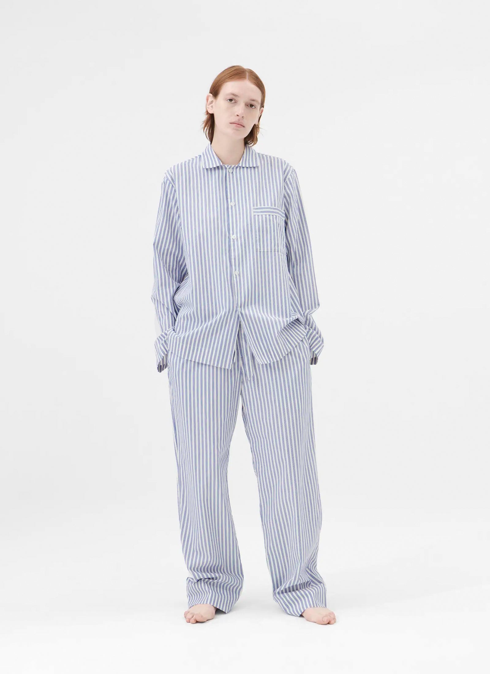 Poplin Sleep Shirt - Skagen Stripes