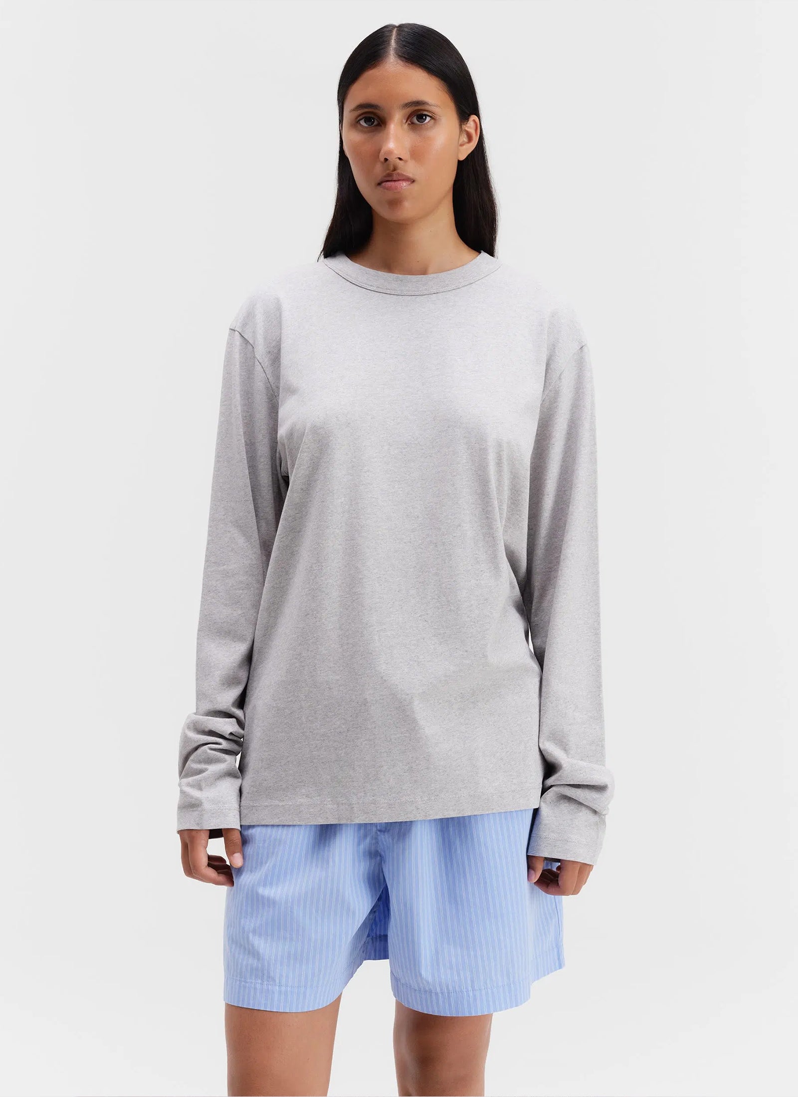 Longsleeved T-shirt - Grey Melange