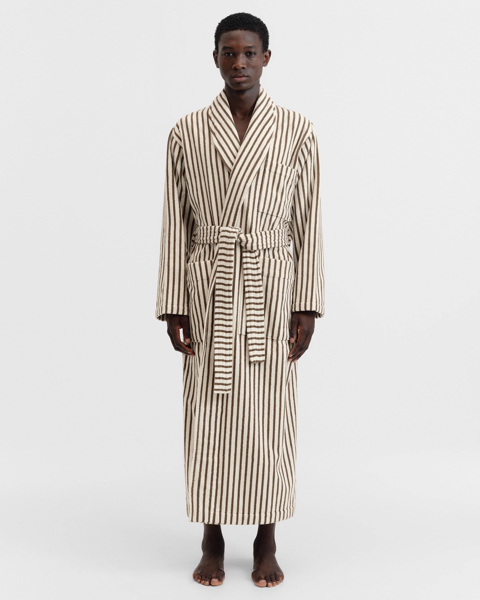 Classic Bathrobe - Kodiak Stripe