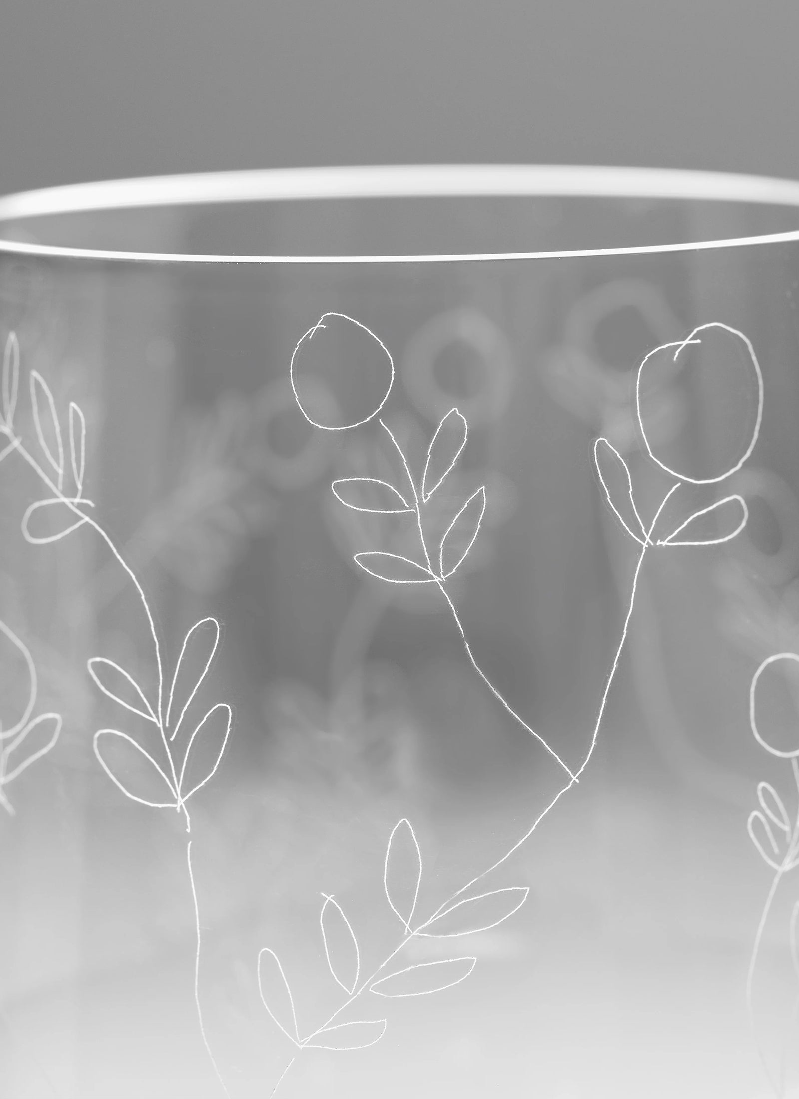 Serax x Marni Wine Glass - Mirtillo Tea Midnight Flowers (Set of 4)