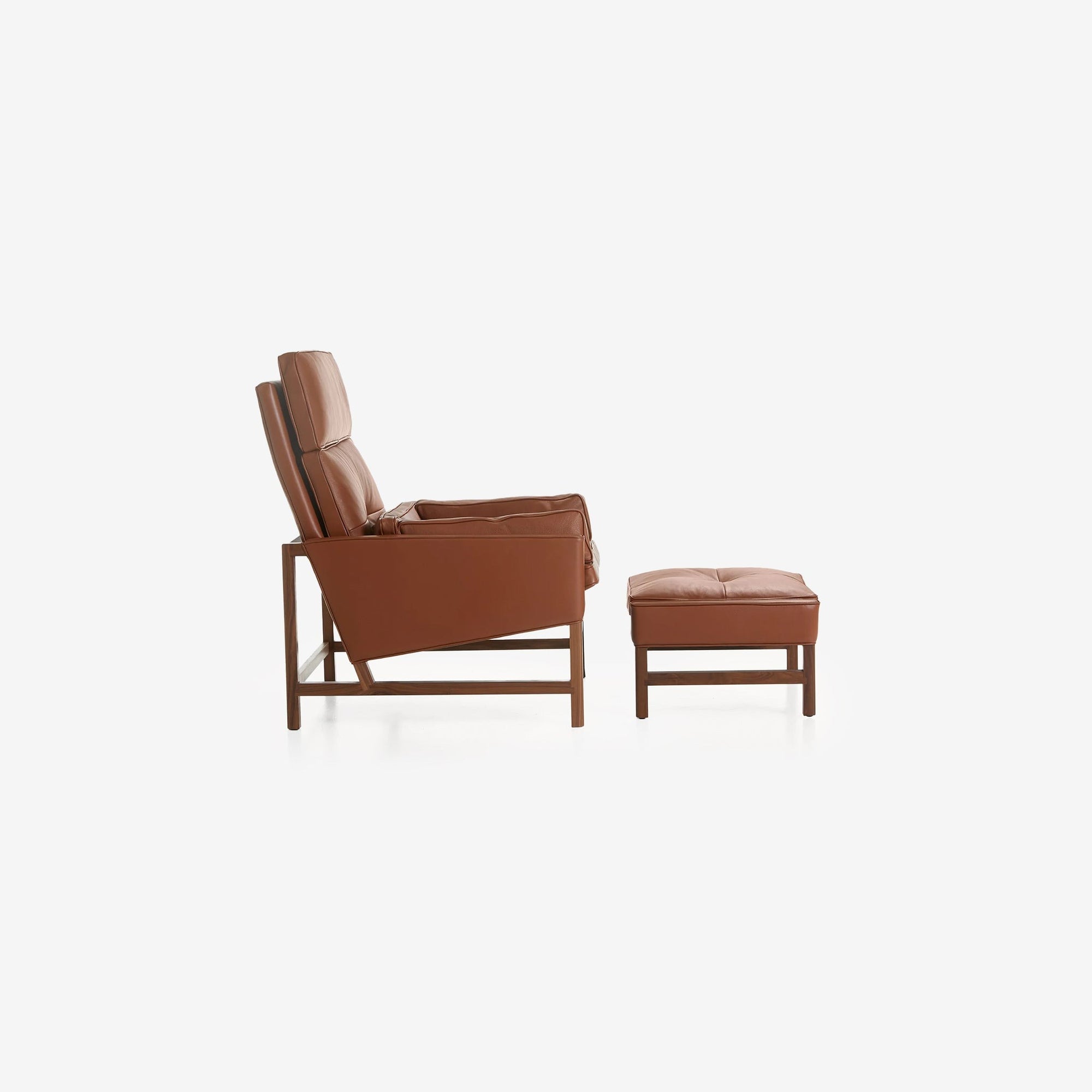 Wood Frame Lounge Chair