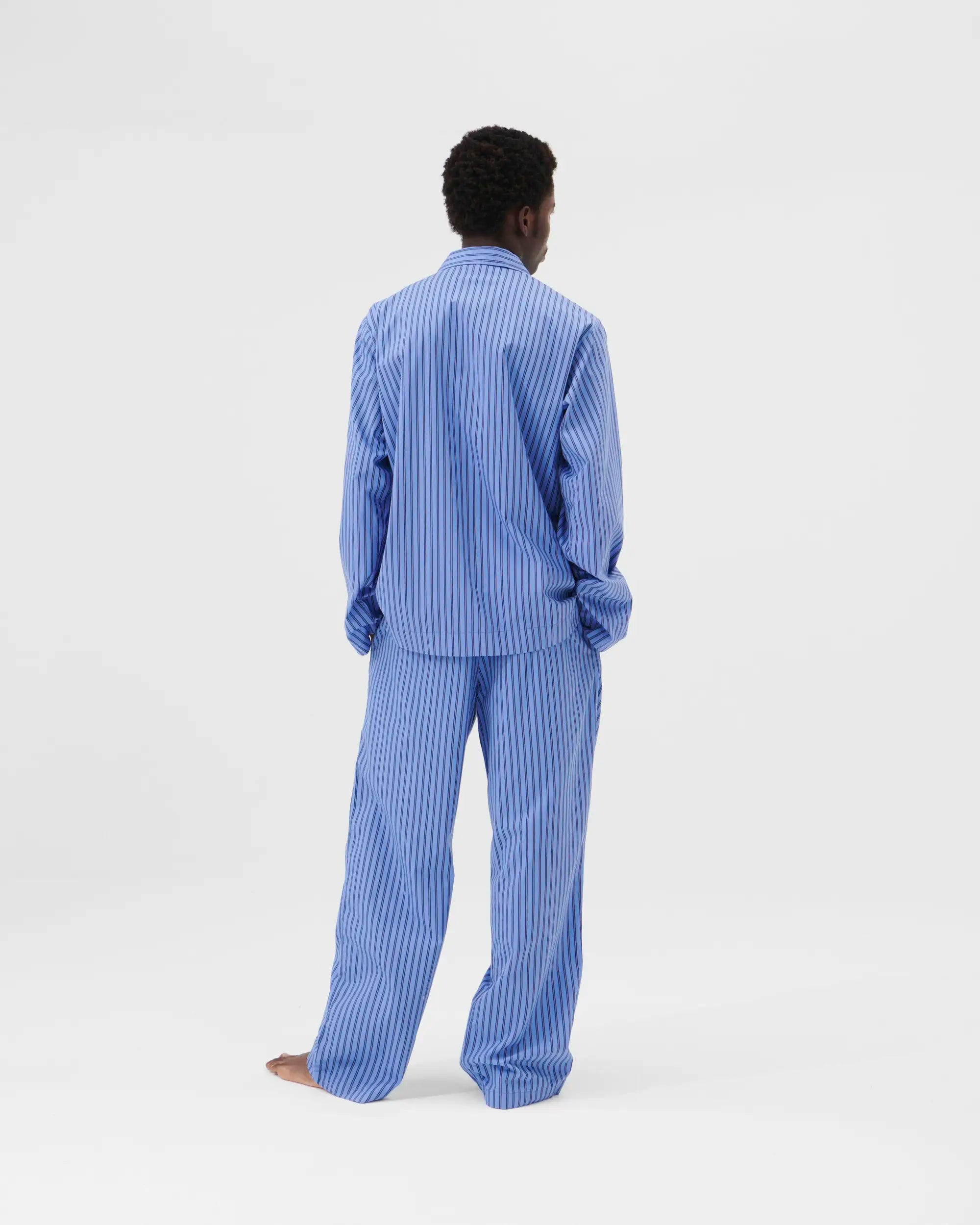 Poplin Sleep Shirt - Boro Stripes