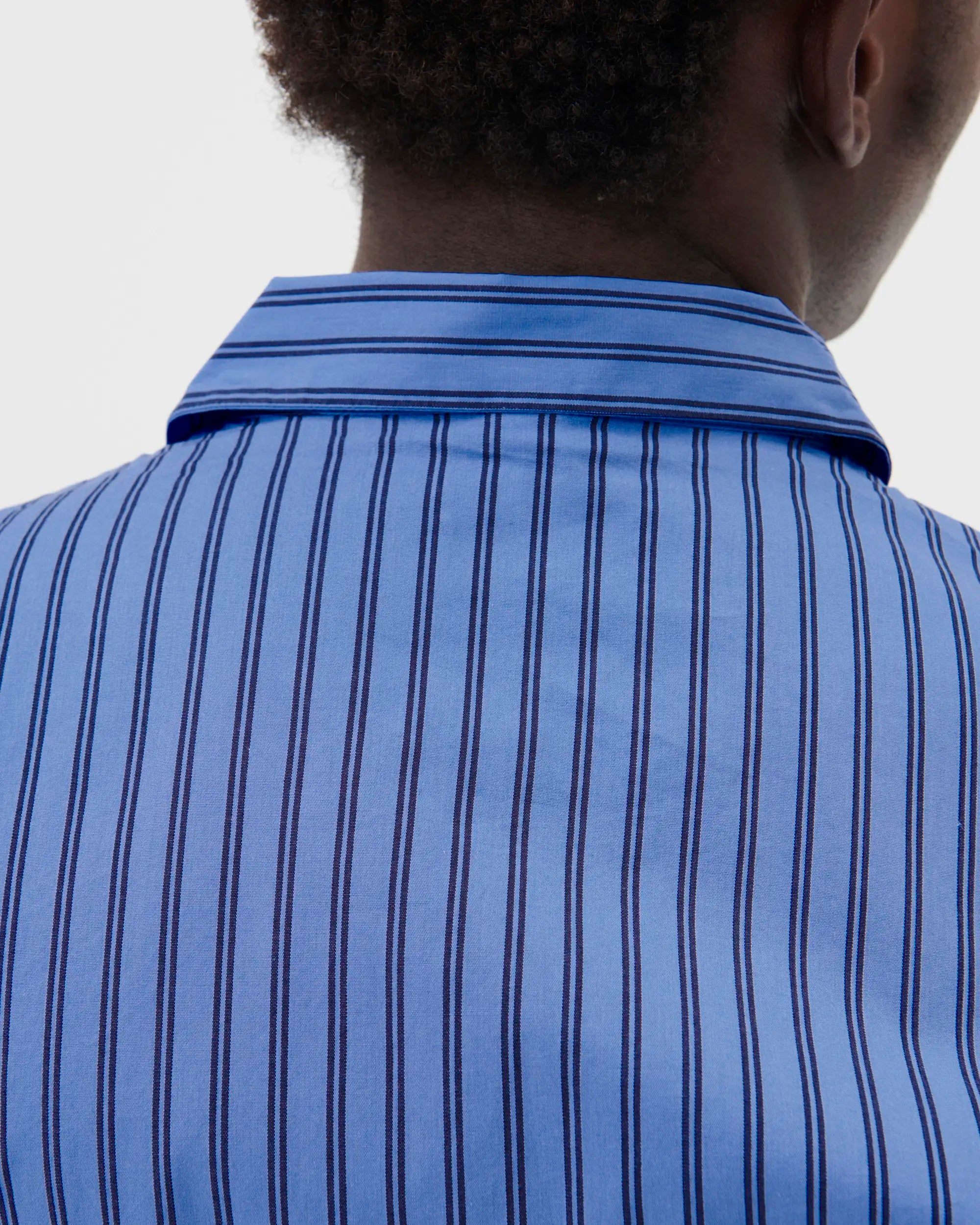 Poplin Sleep Shirt - Boro Stripes