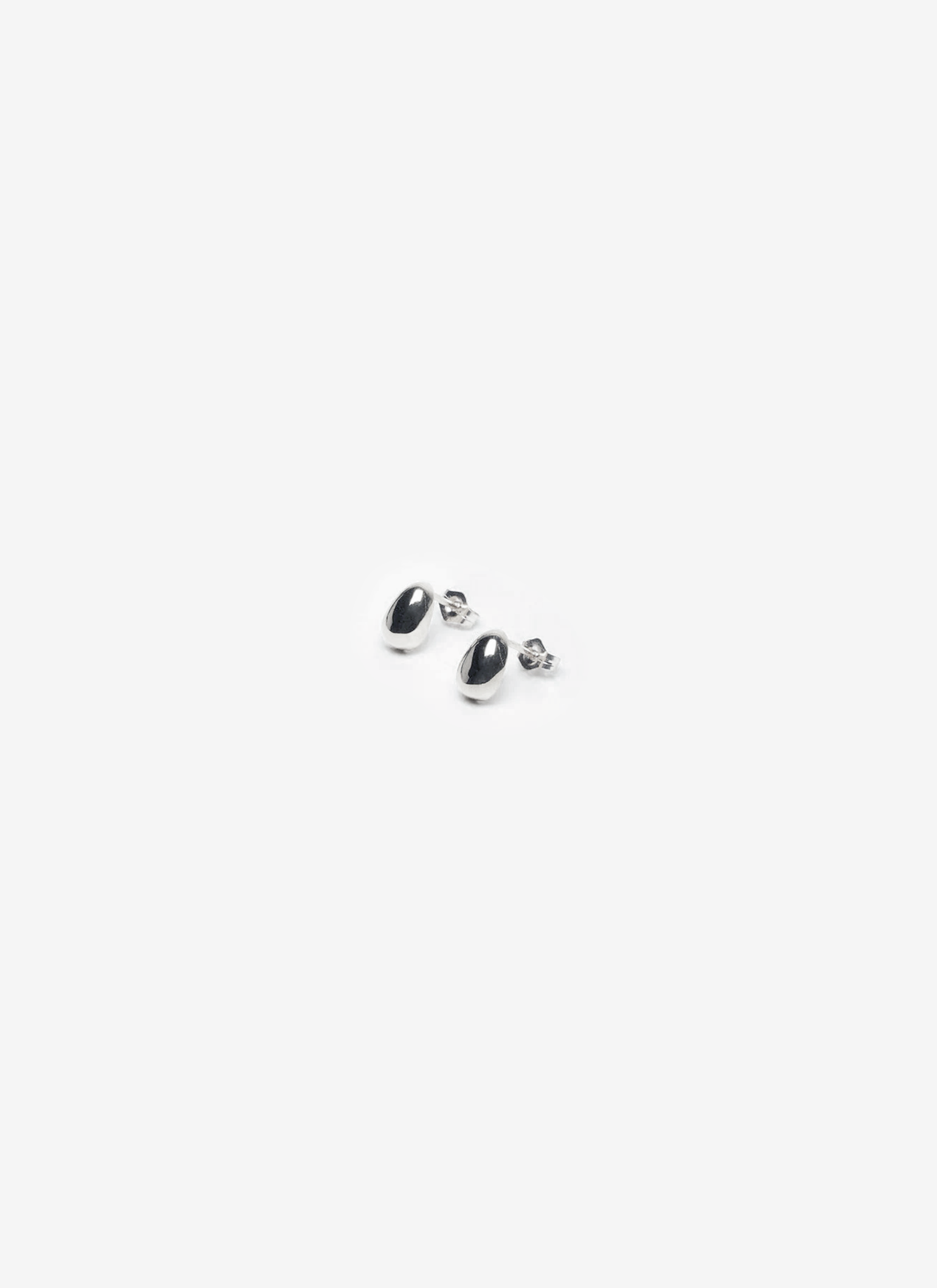 Tiny Egg Studs - Silver