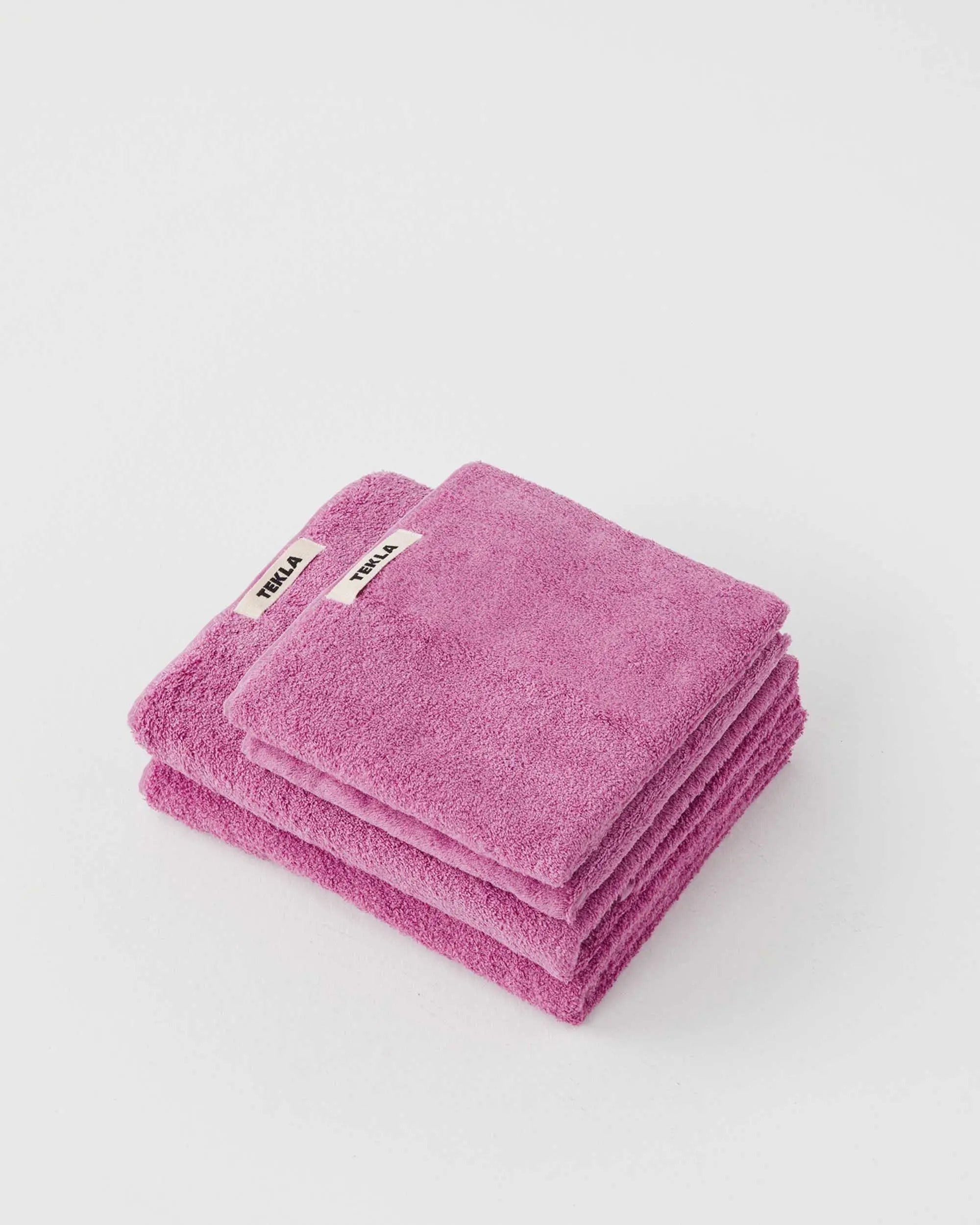 Organic Cotton Towels - Magenta