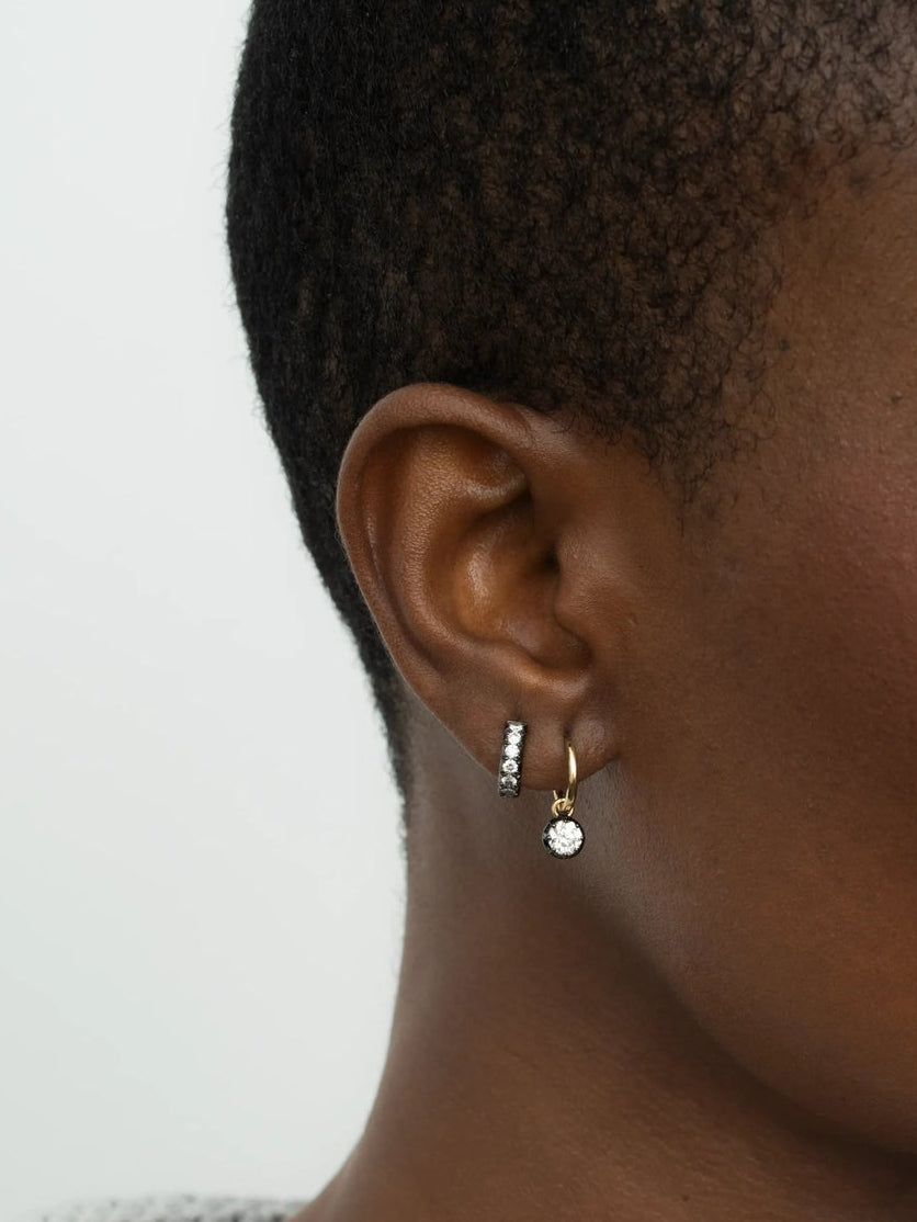 Single - Diamond Hoops