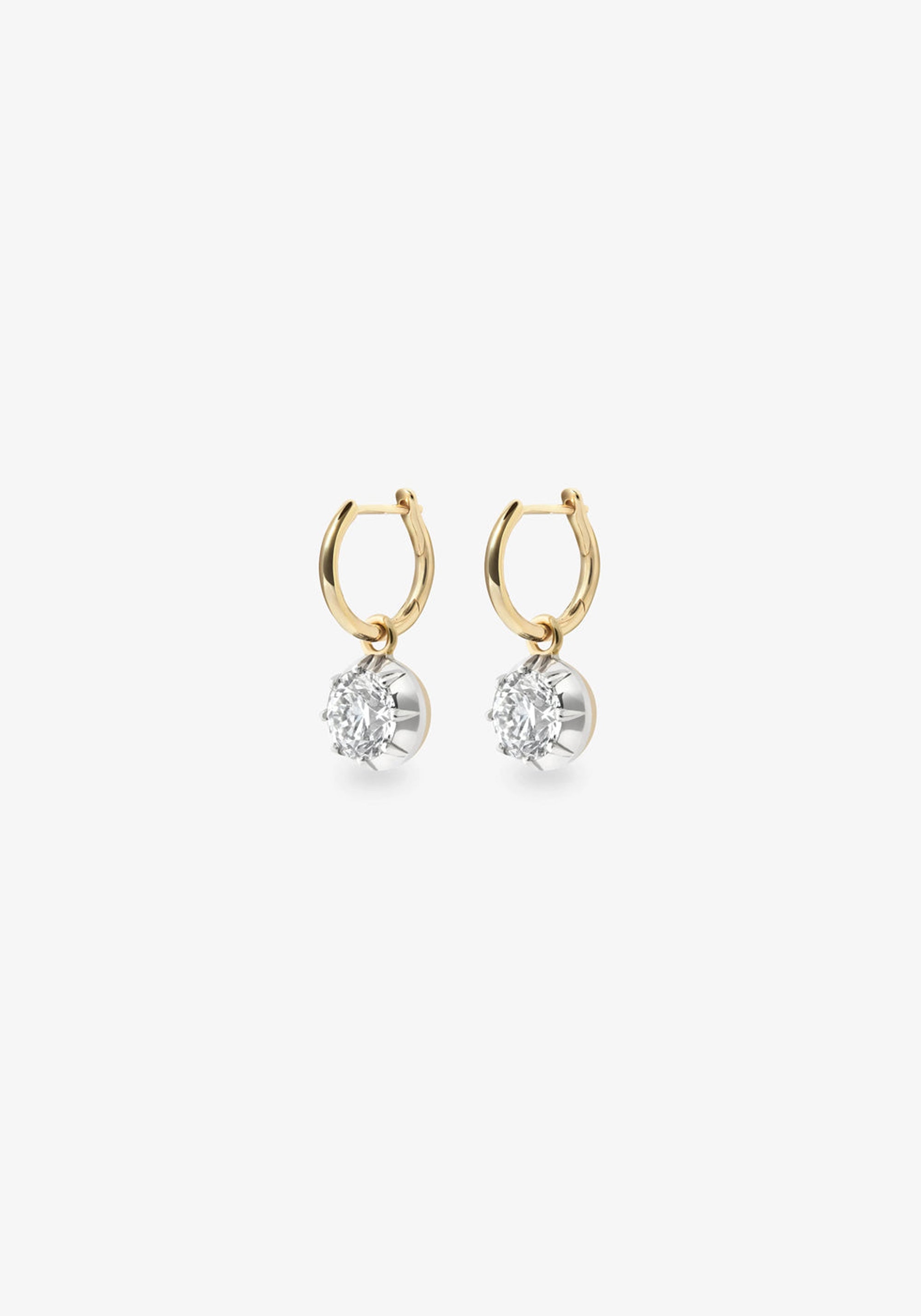Gypsets - 0.90ct Round Diamond WG