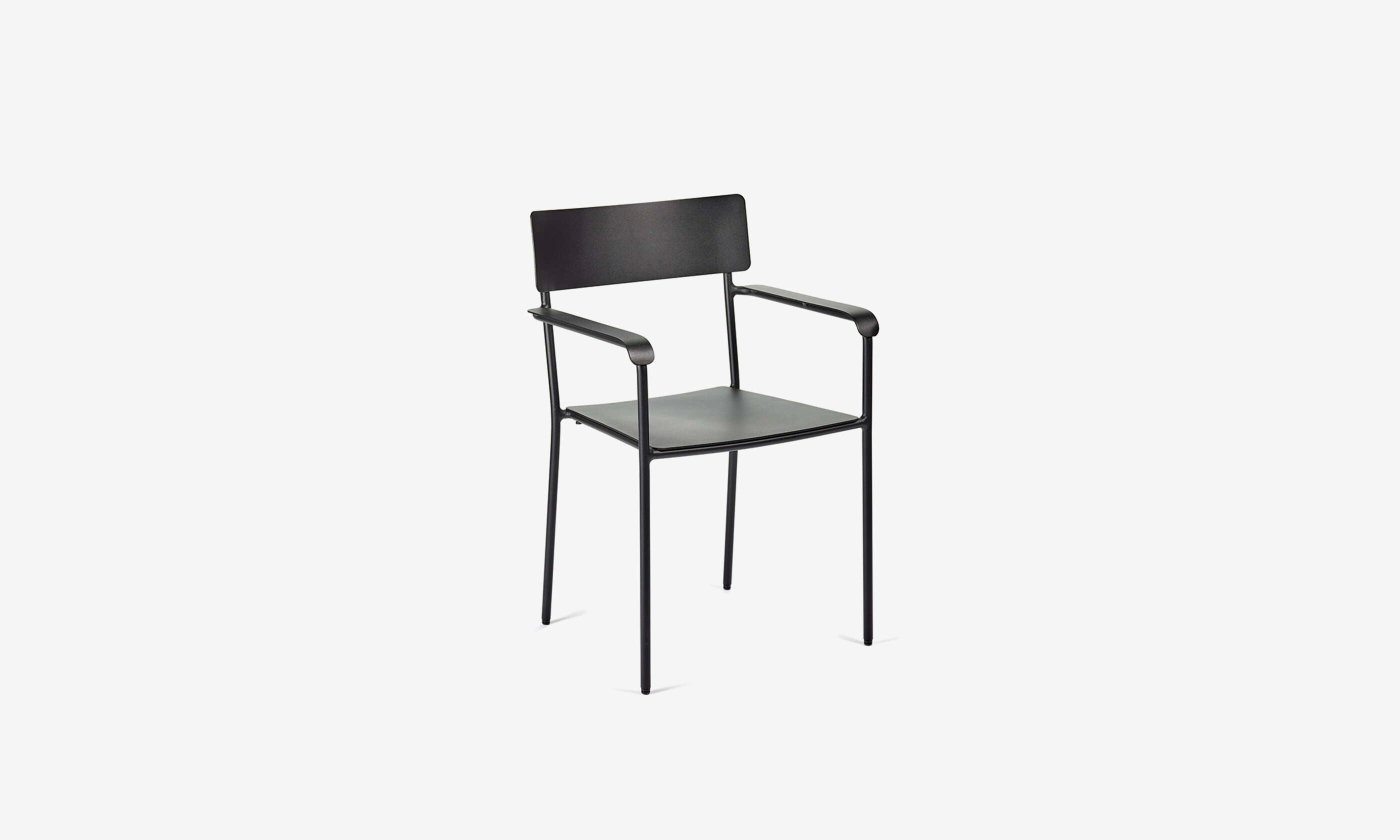 August Armchair - Black by Vincent Van Duysen