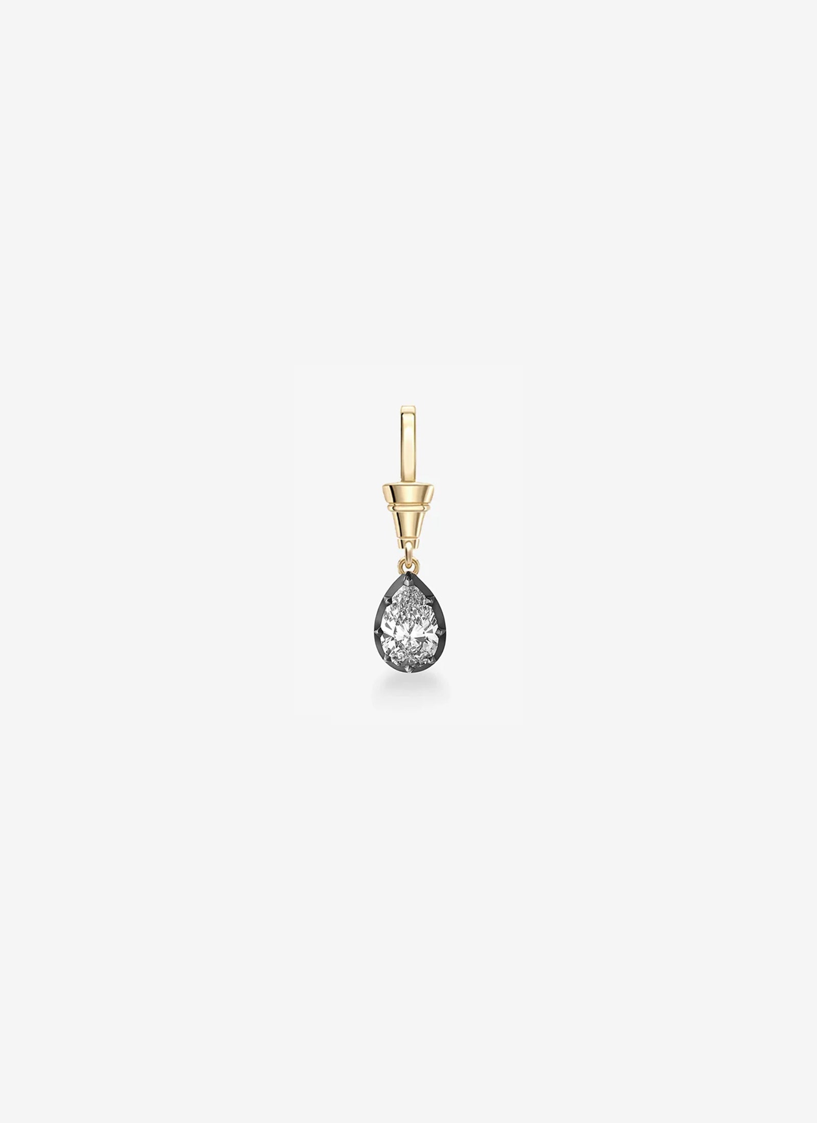 Pendant - Diamond Pear 1.51ct Yellow Gold