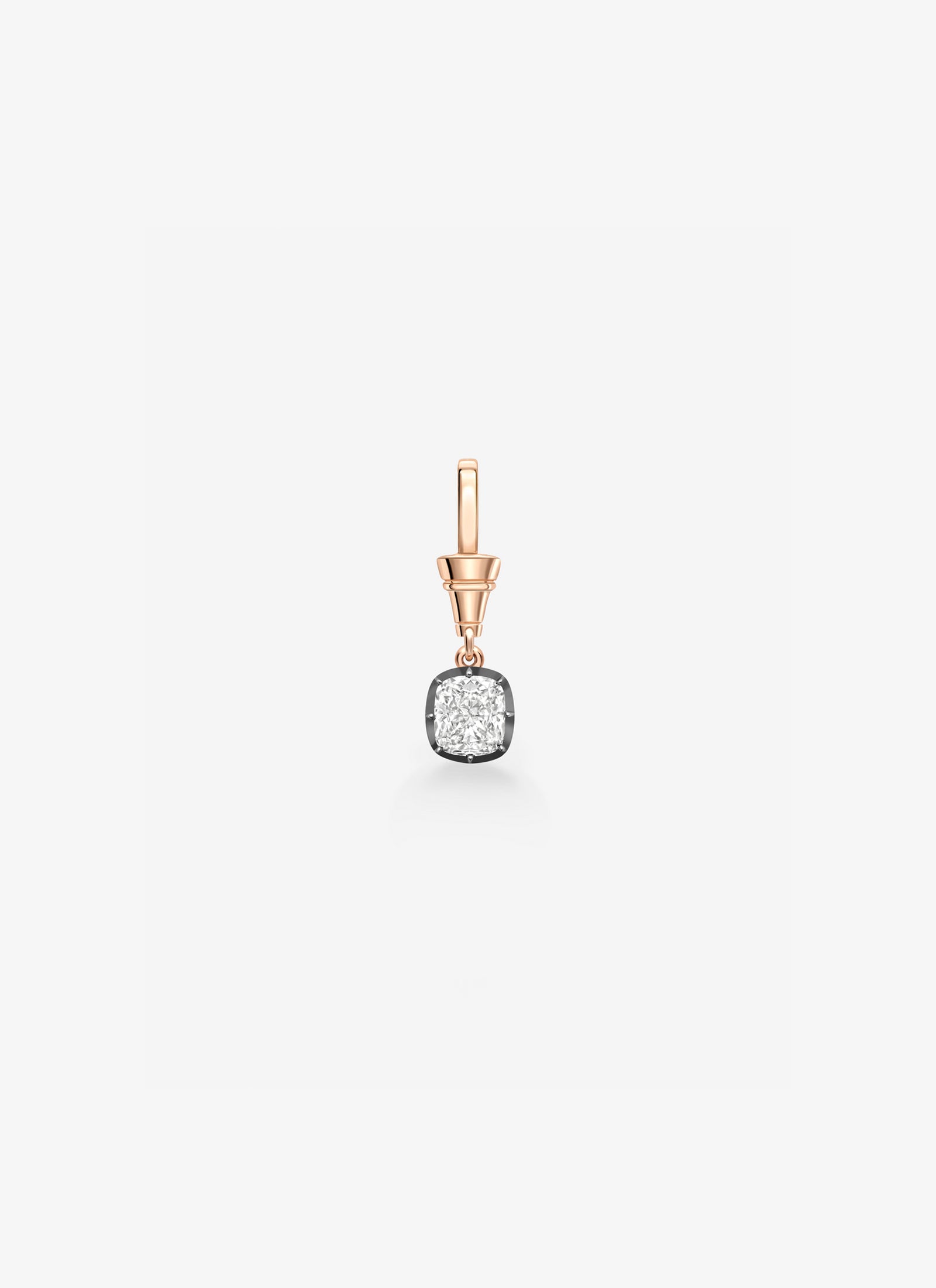 Ball n Chain Pendant - Cushion Cut 1.74ct Diamond RG