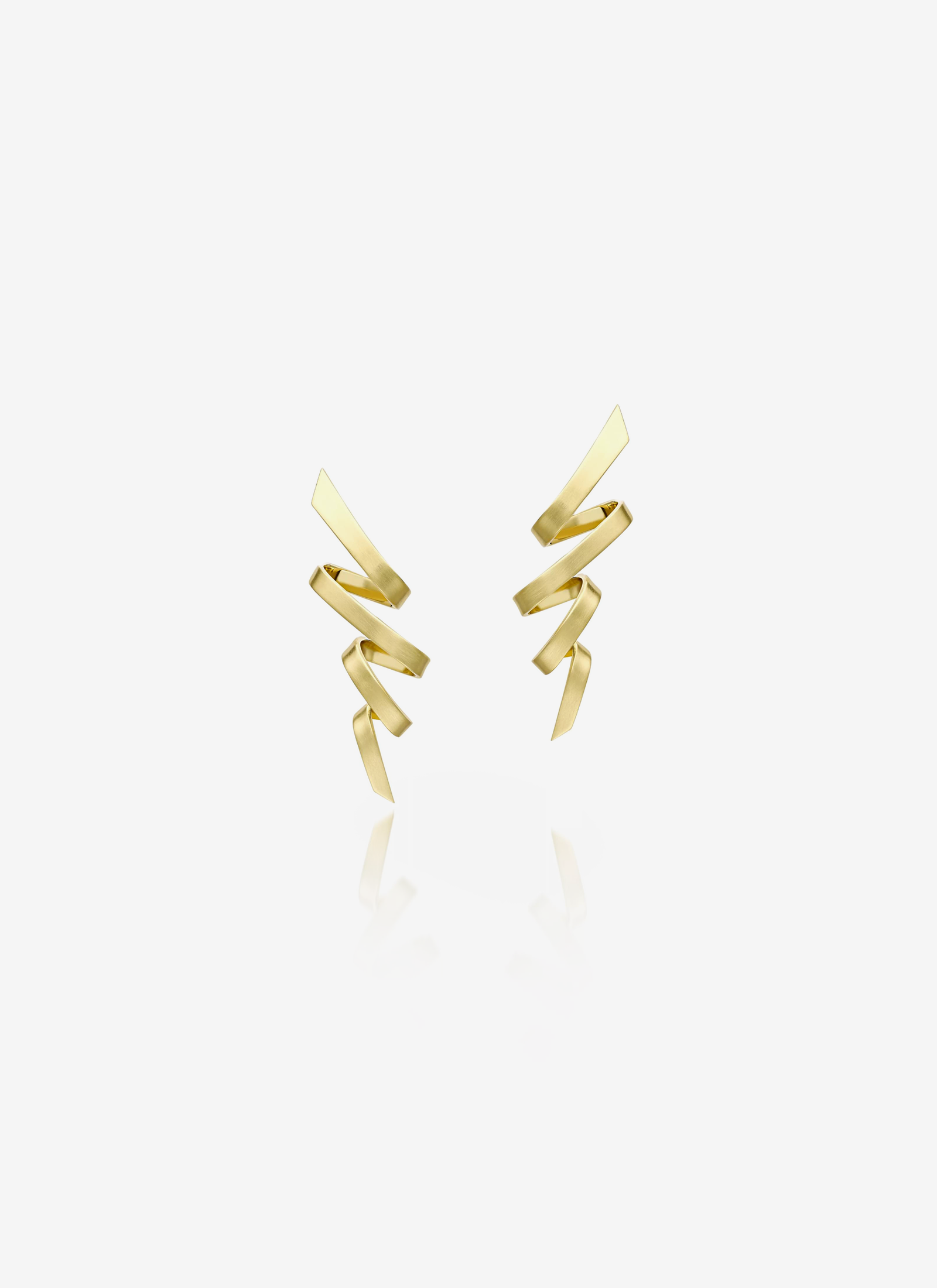 Carmela Tagliatelle Earrings in Gold