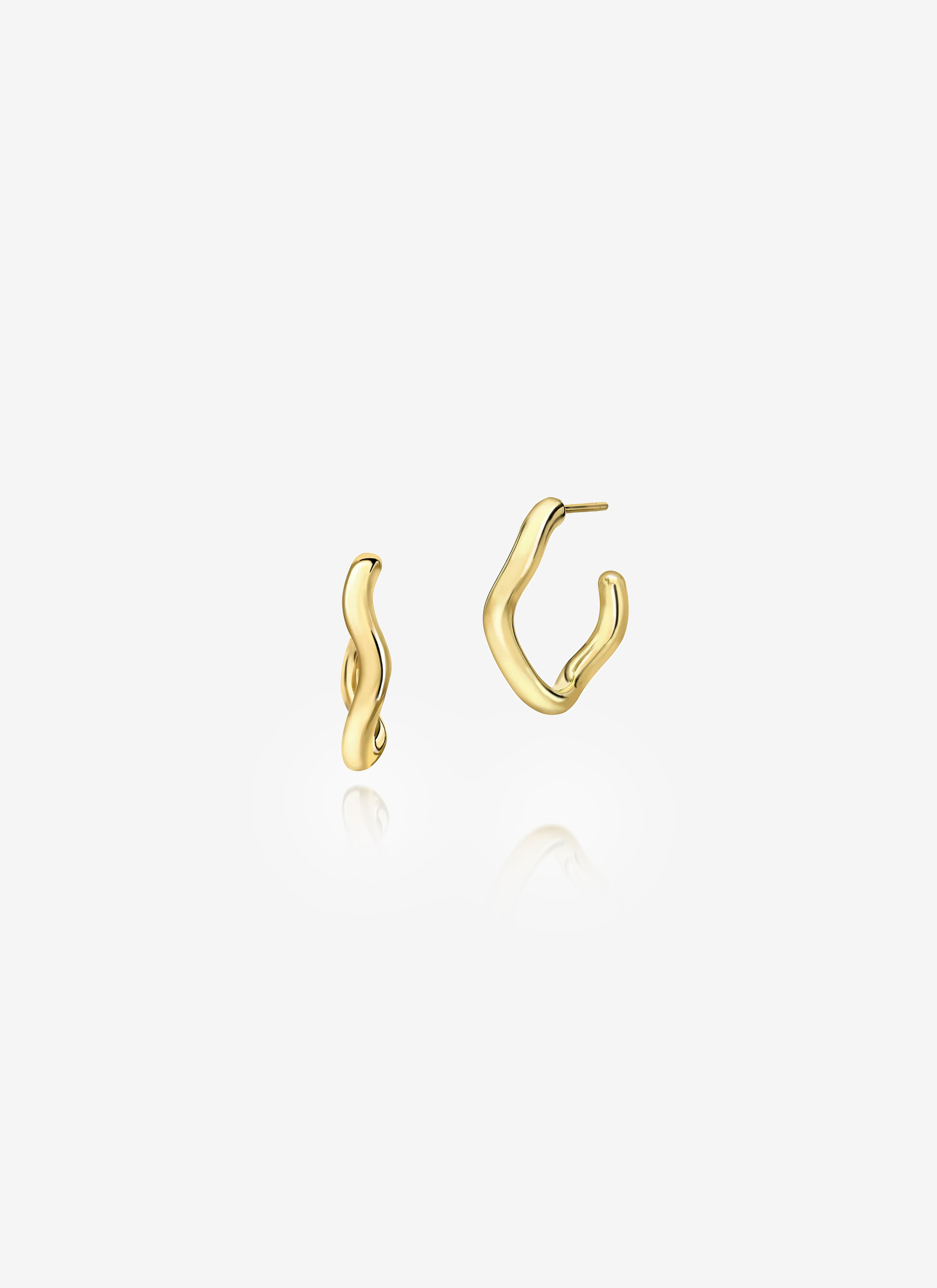 Carmela Gold Spaghetti Hoop Earrings