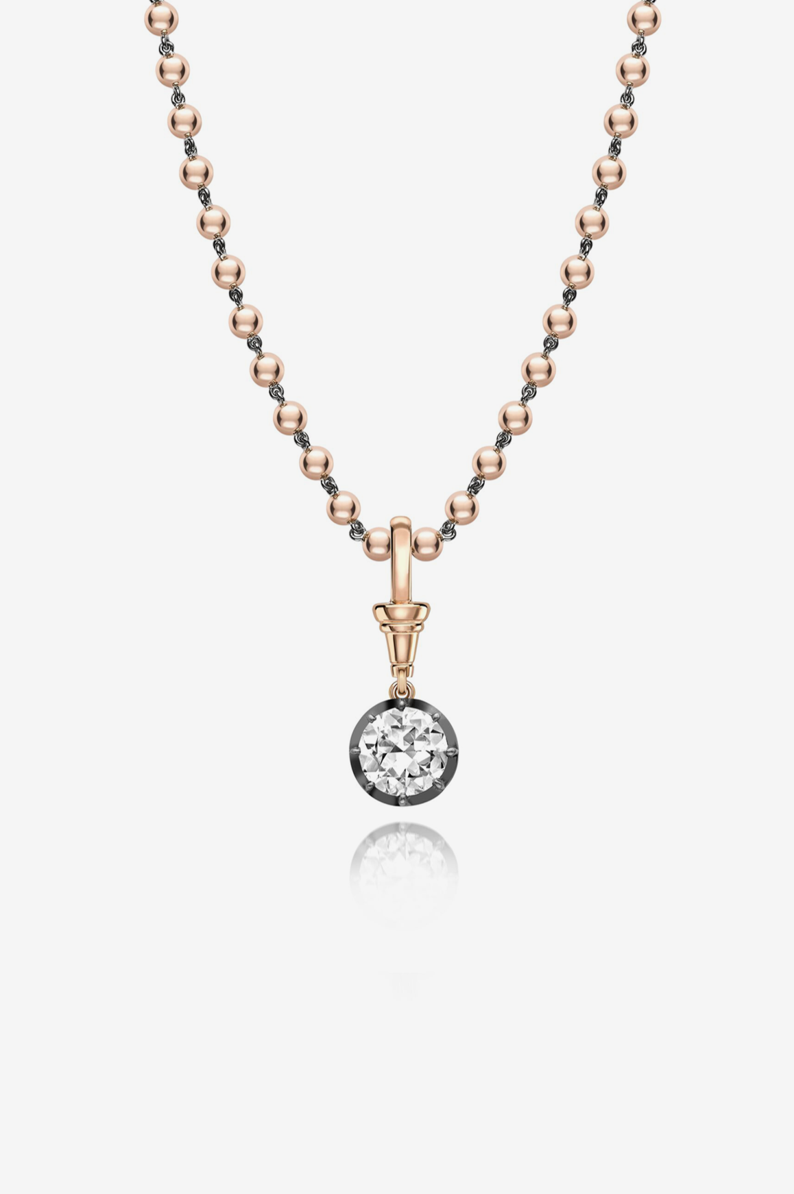 Ball n Chain 2.86ct Diamond Pendant