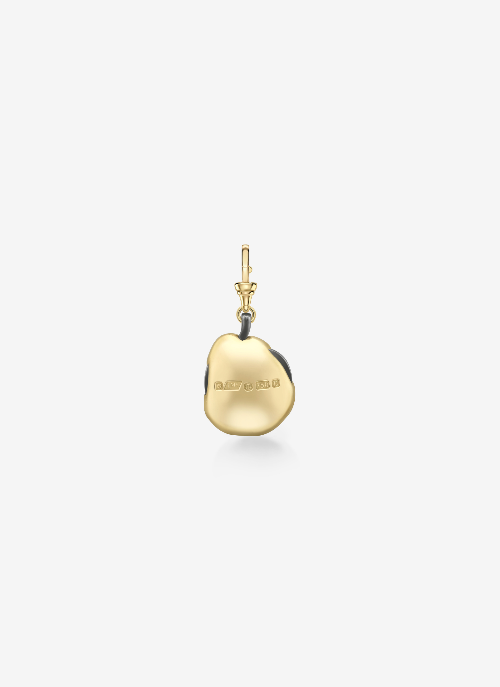 Pendant - Yellow Gold and Diamond Fern (Medallions)