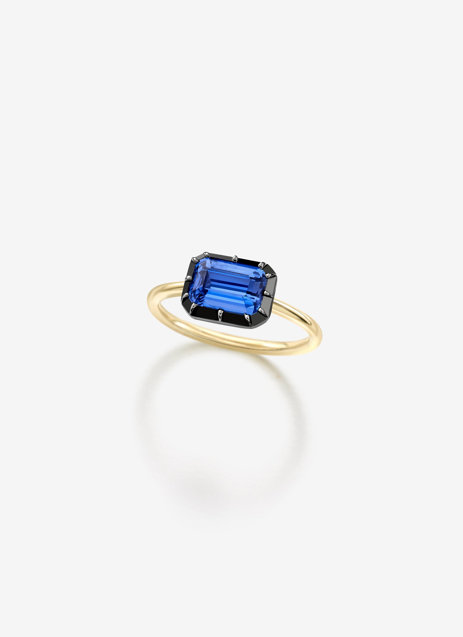 BB Ring - Sapphire Emerald-Cut 2.10ct
