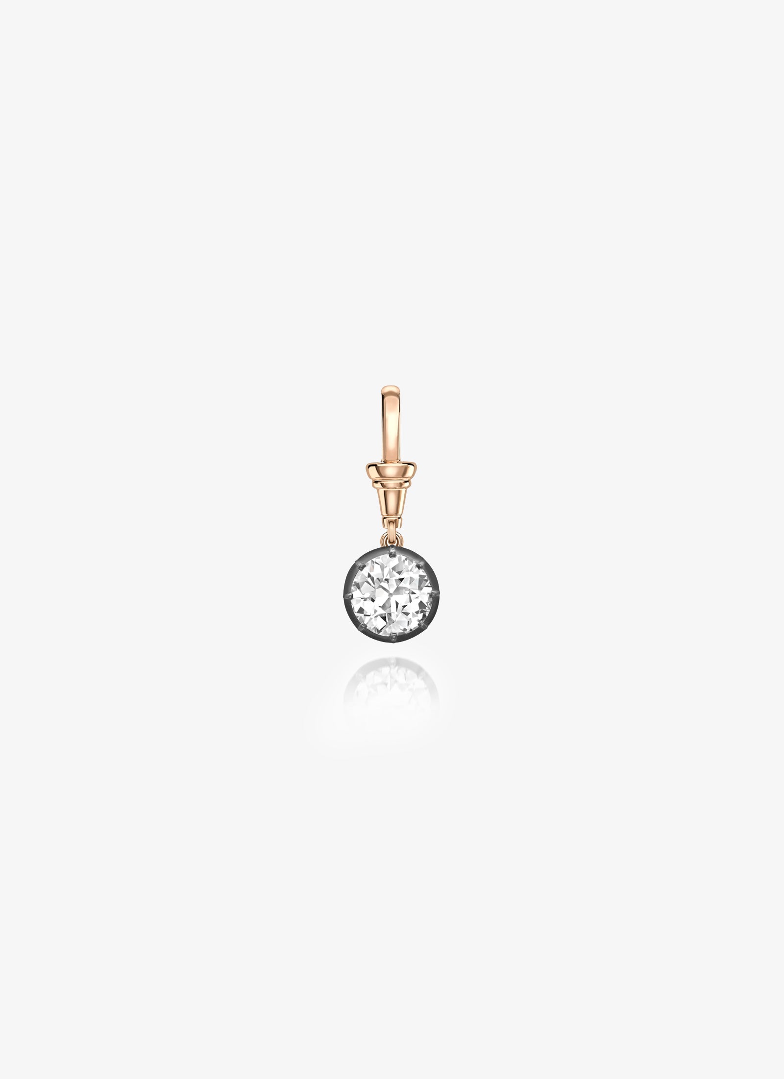 Ball n Chain Pendant - Diamond RBC 2.43ct RG