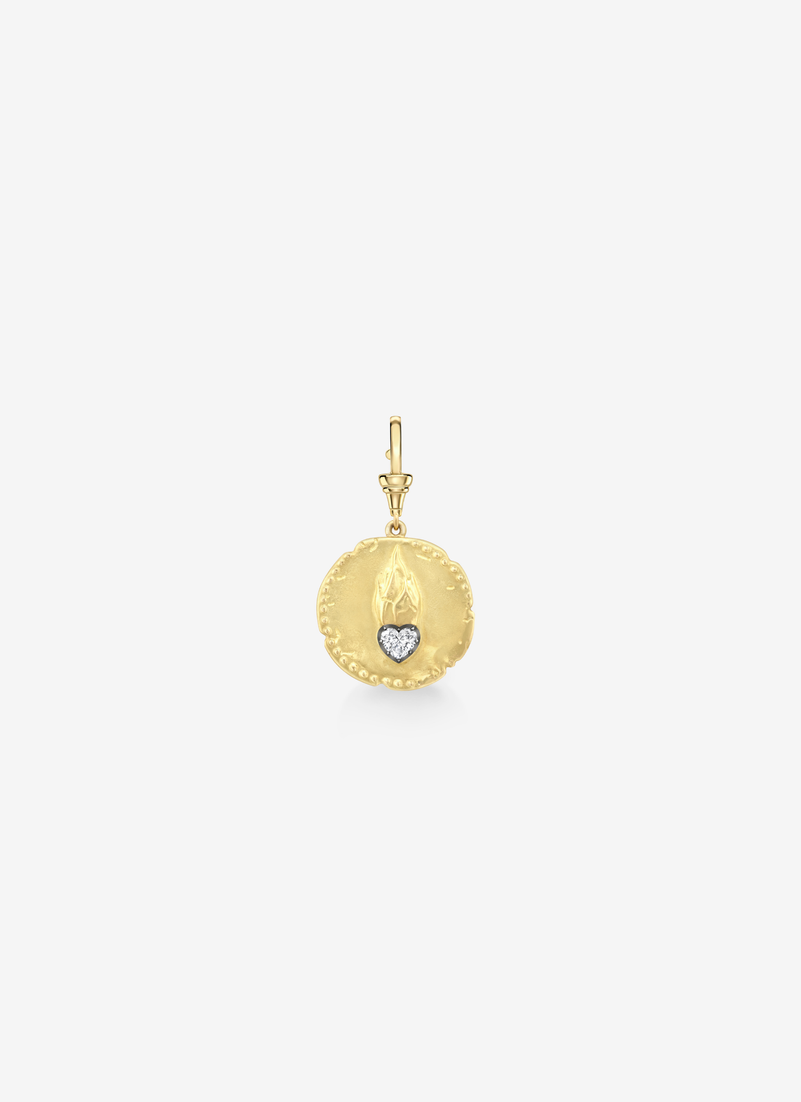 Pendant - Yellow Gold and Diamond Wild at Heart (Medallions)