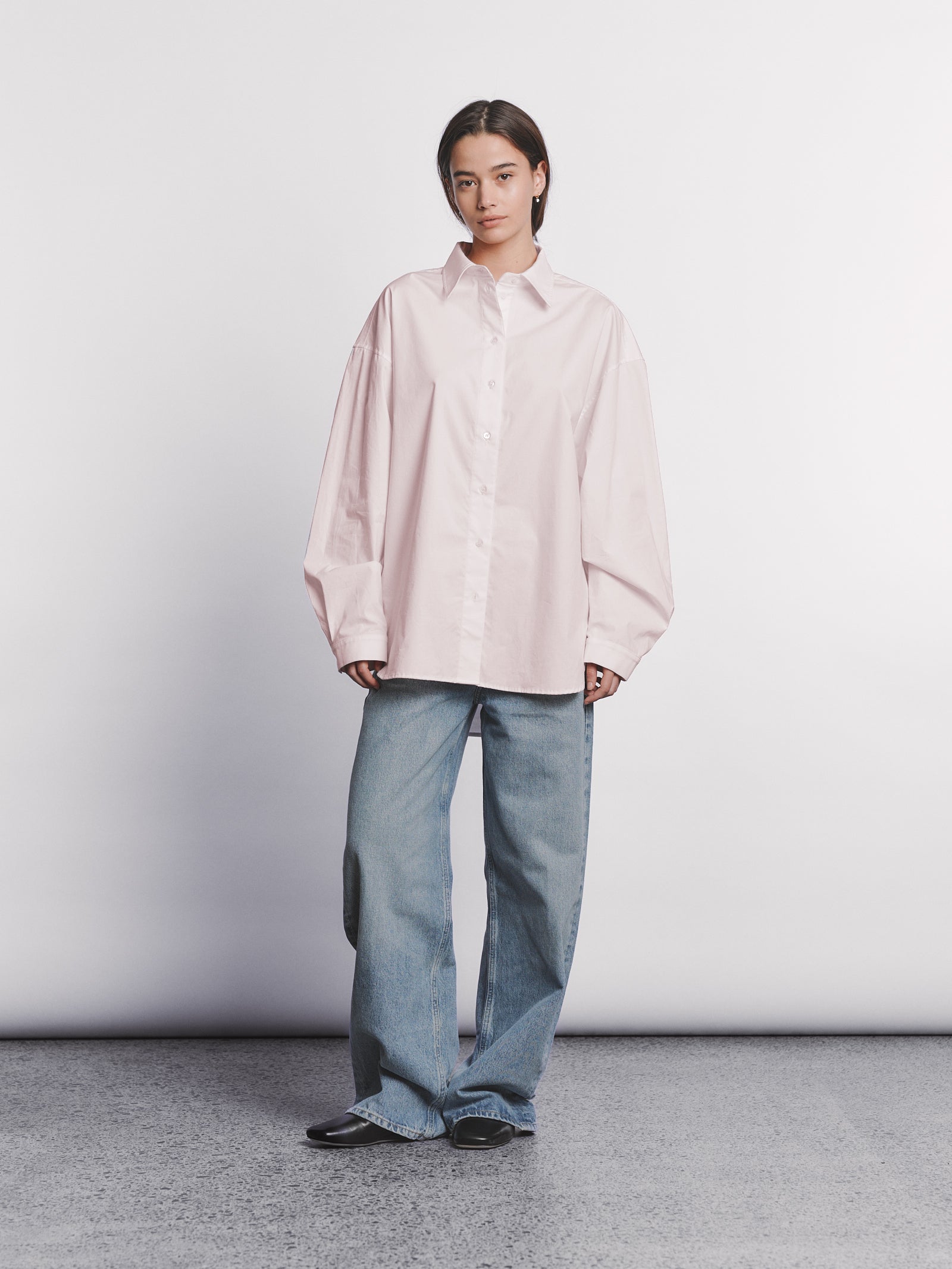 Collar Shirt - Petal Pink