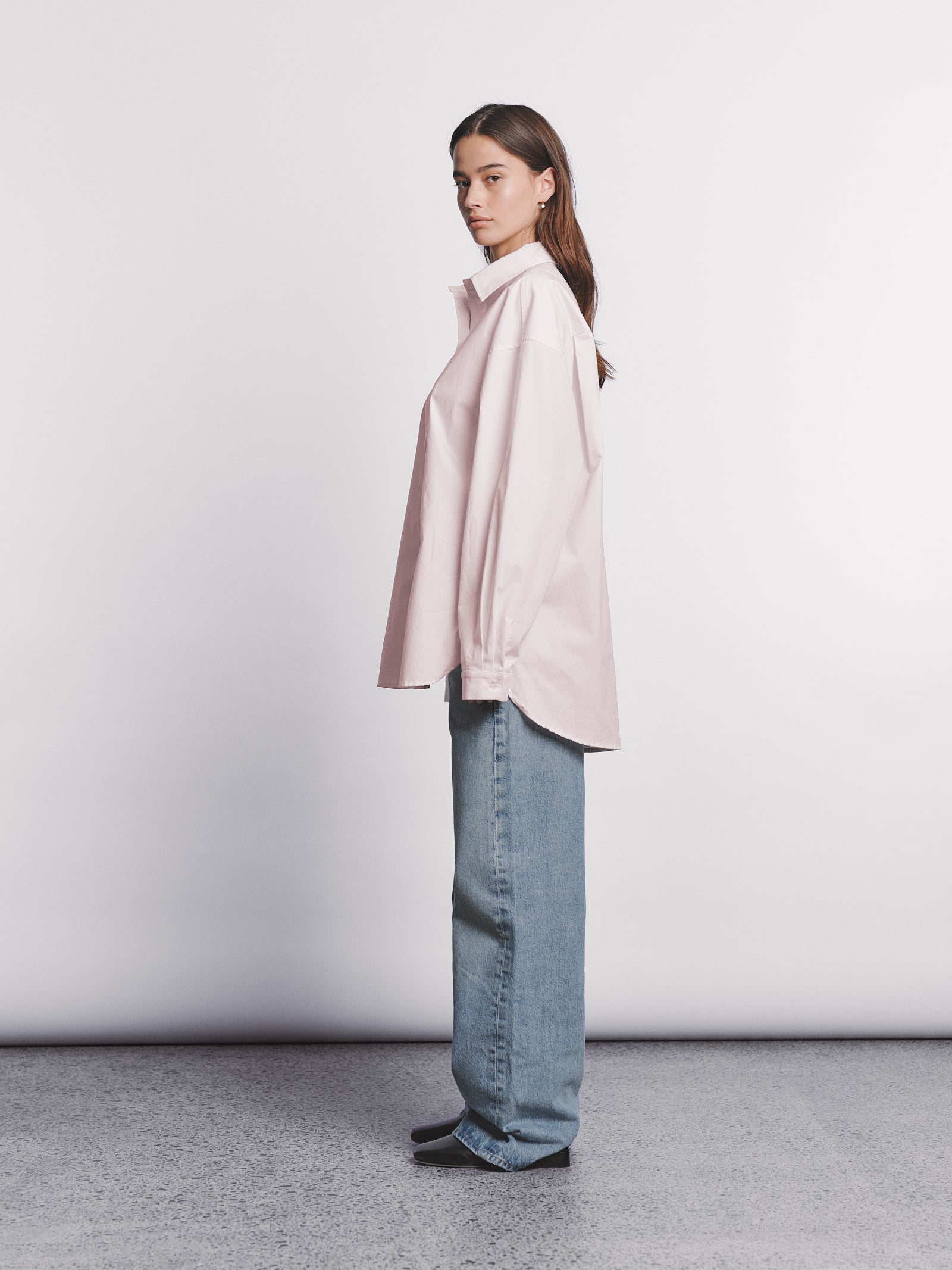 Collar Shirt - Petal Pink