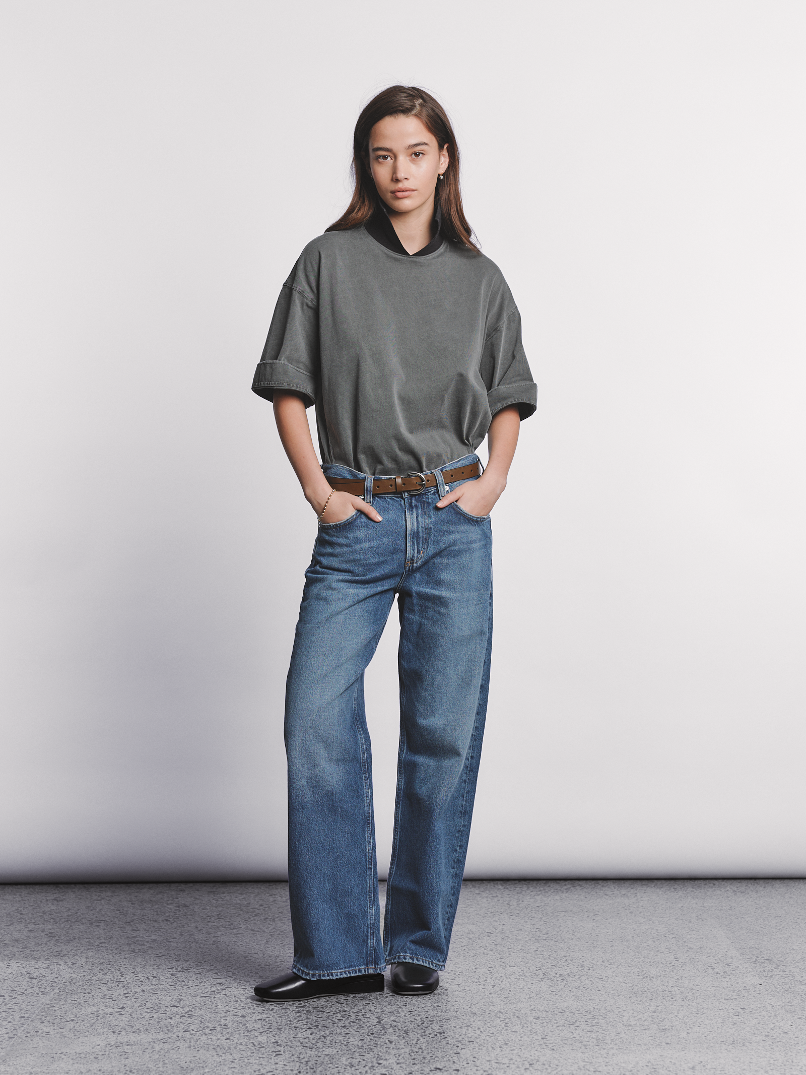 Lindz Jean in Chaya (Mid-Blue)