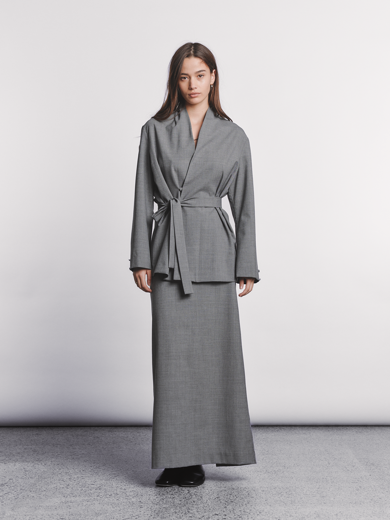 Nova Jacket - Grey Suiting