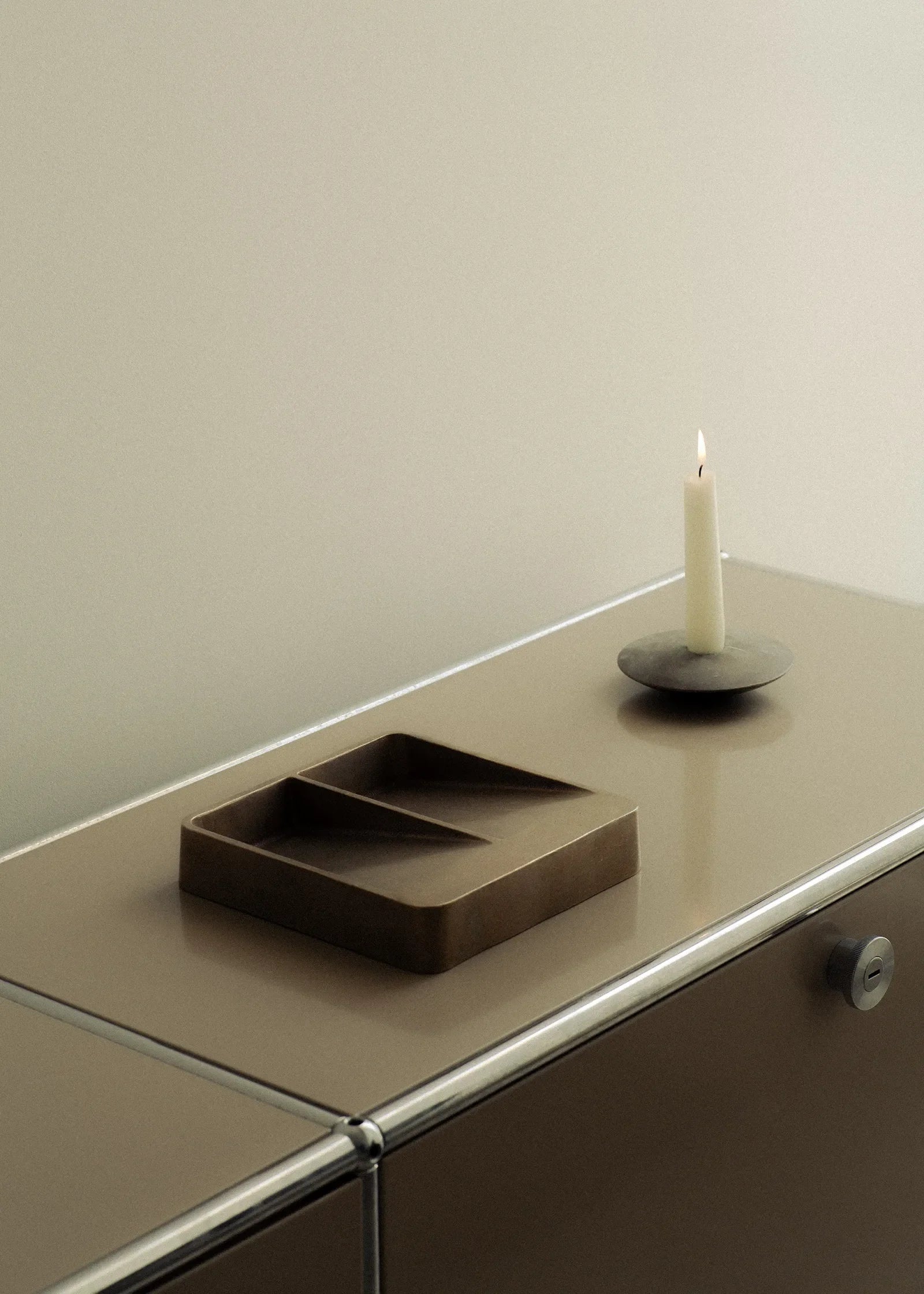 Rectangular Vide Poche in Bronze